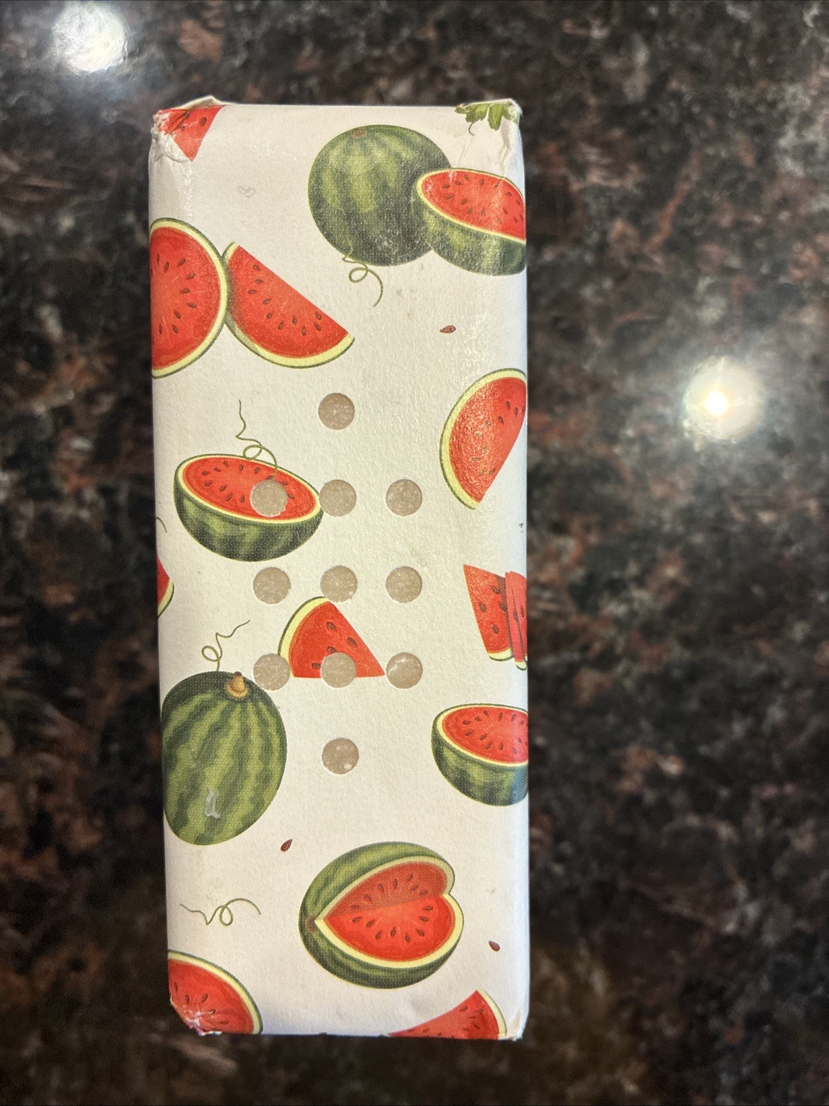 CASA DOS AROMAS WATERMELON Triple Milled Scented Soap Bar 10.5 Oz Fresh