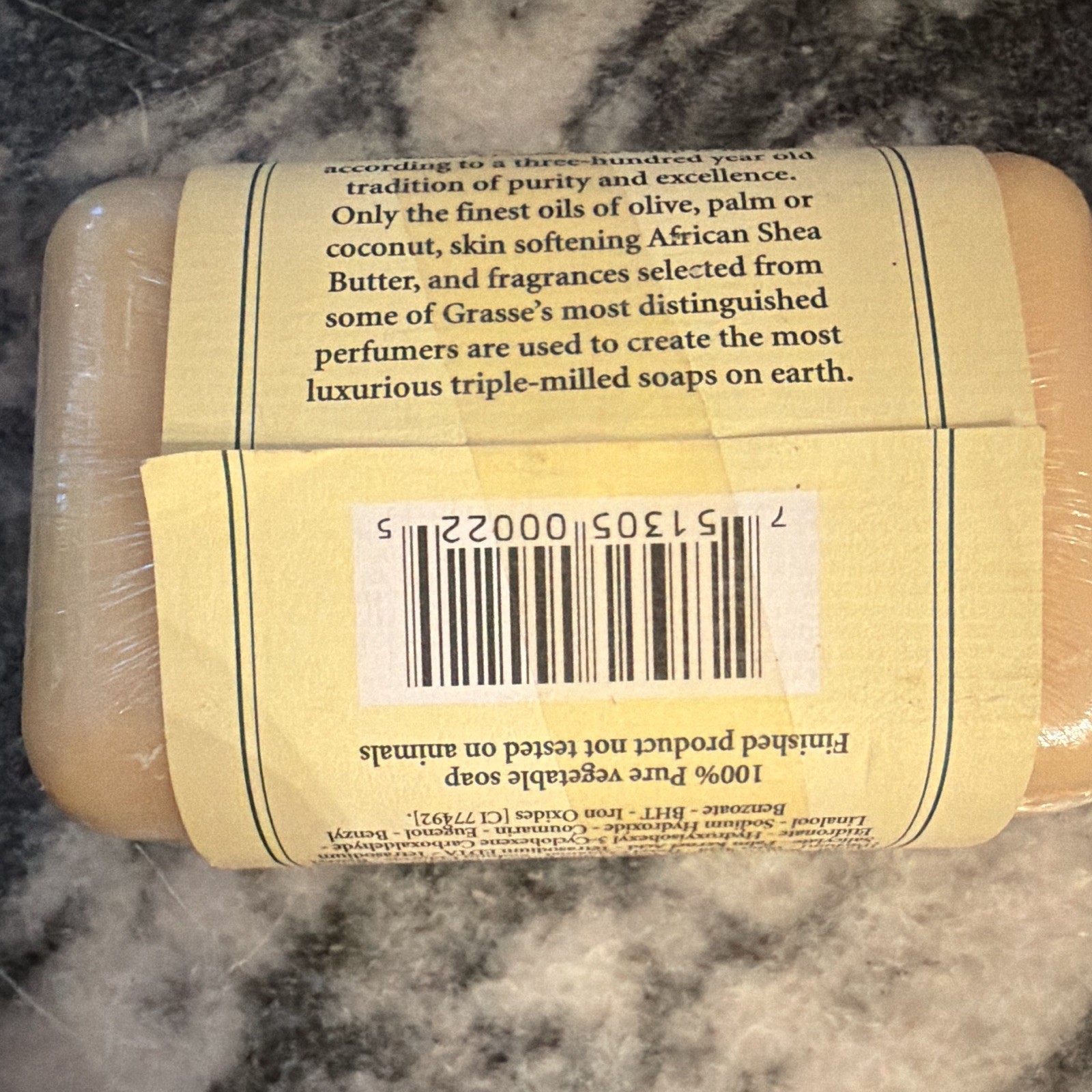 Mistral Provence Savon Extra-Fin Gardenia Royal Shea Butter Soap Bar 7 oz