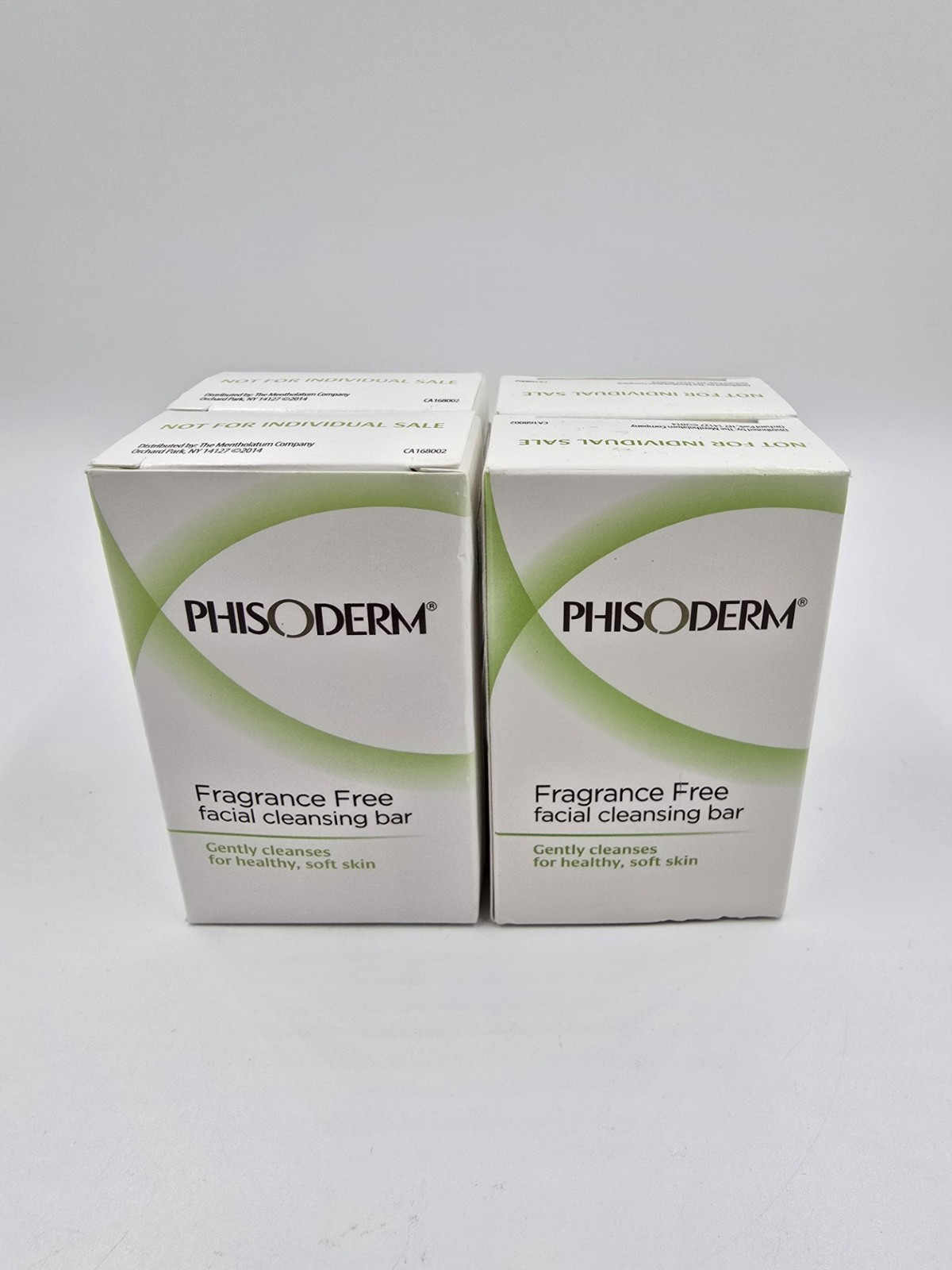 Phisoderm Fragrance Free Facial Cleansing Bar (2) 3.3 Oz Bars Per Pack- Lot of 2