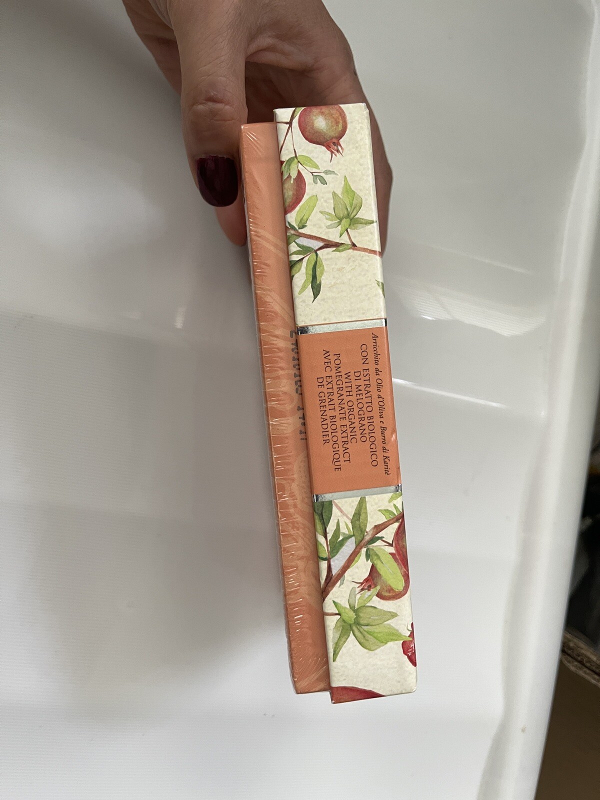 Saponerie Mario Fissi La Florentina Pomegranate Soap Set 2x4oz Melograno Italy
