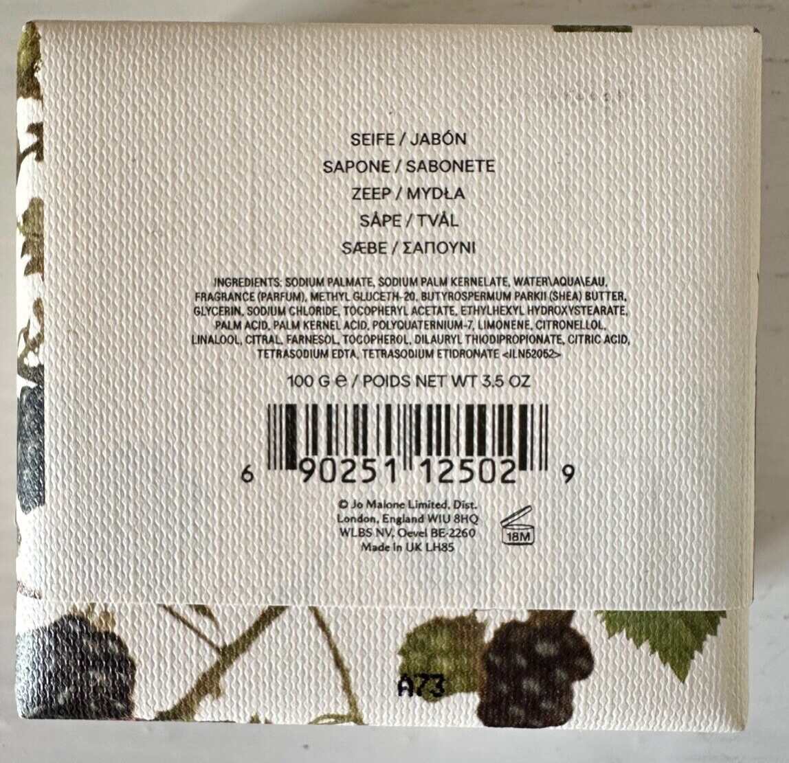 Jo Malone Soap ~ Blackberry & Bay or Red Roses or + Gift Bag