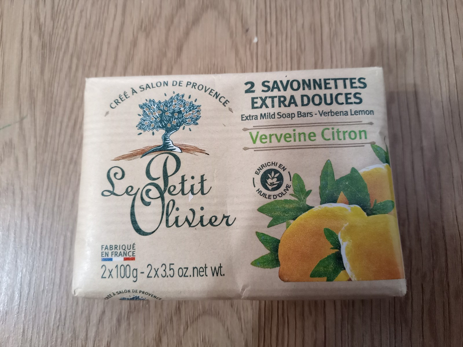 Le Petit Olivier Extra Mild Soap Lemon Verbena 2 x 100 g