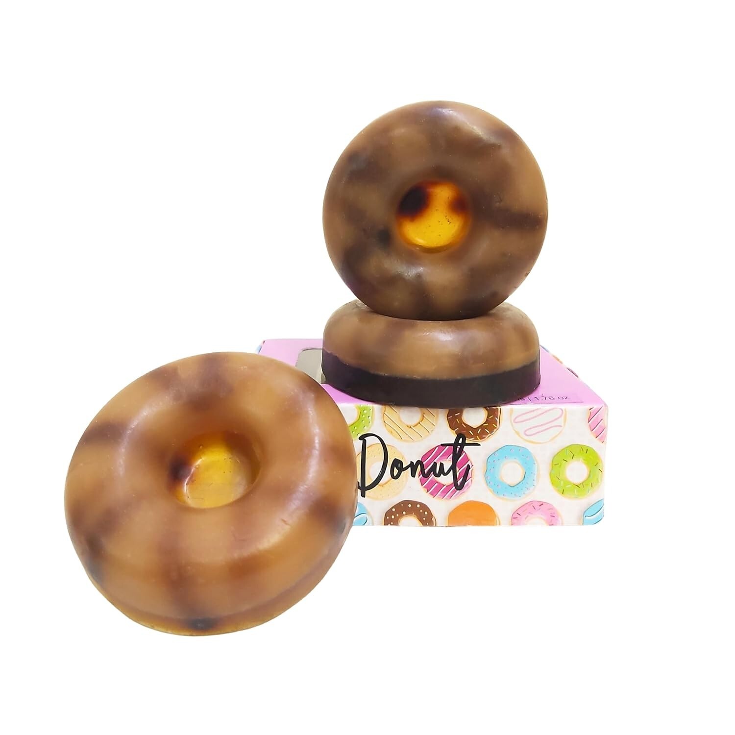 FORGANIK Donut Moisturizing Handmade Soap (180 g) Pack of 3 For Men & Women