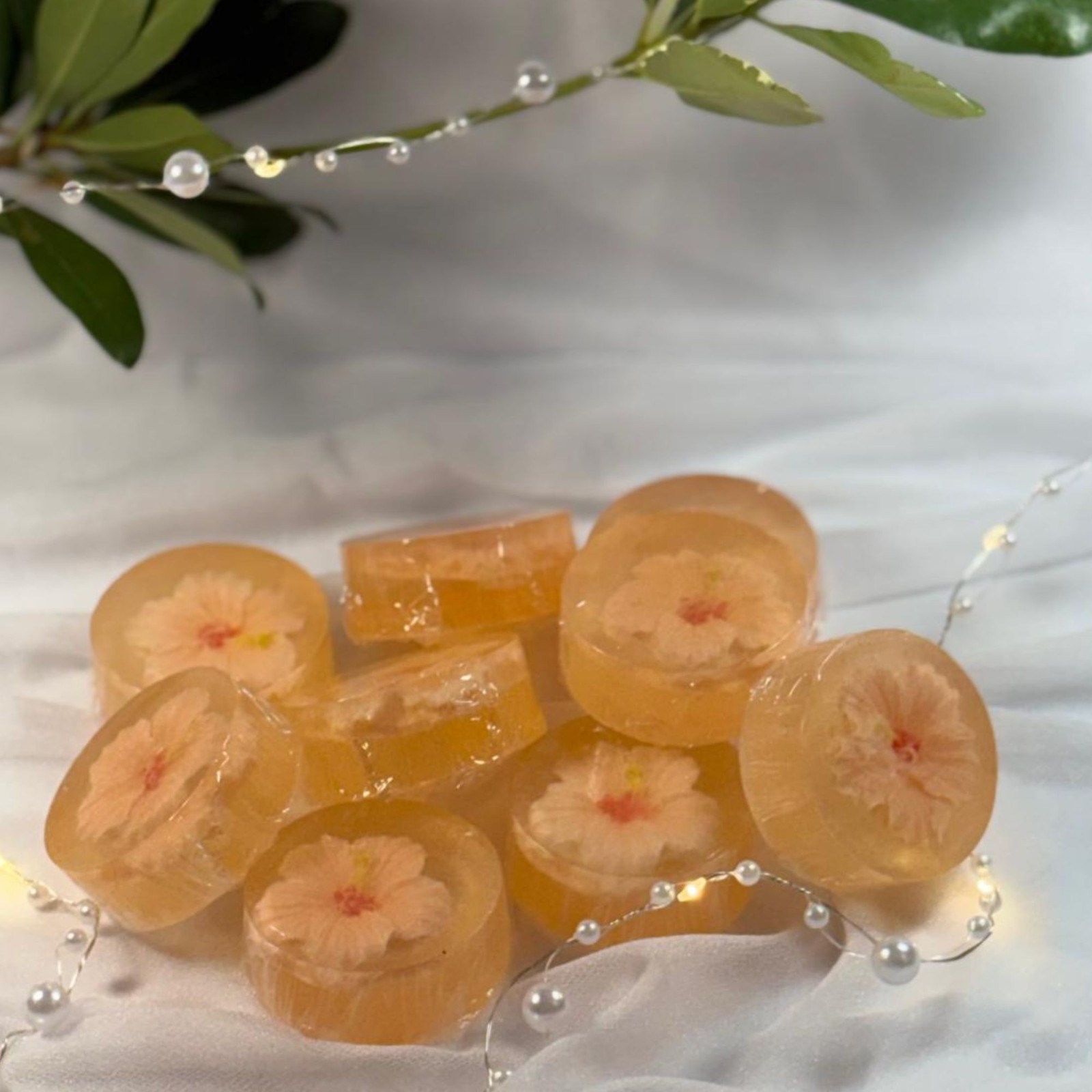 Handmade Soap Bar 1.6 oz Floral Scented Jojoba Oil Glycerin Spa Gift self care