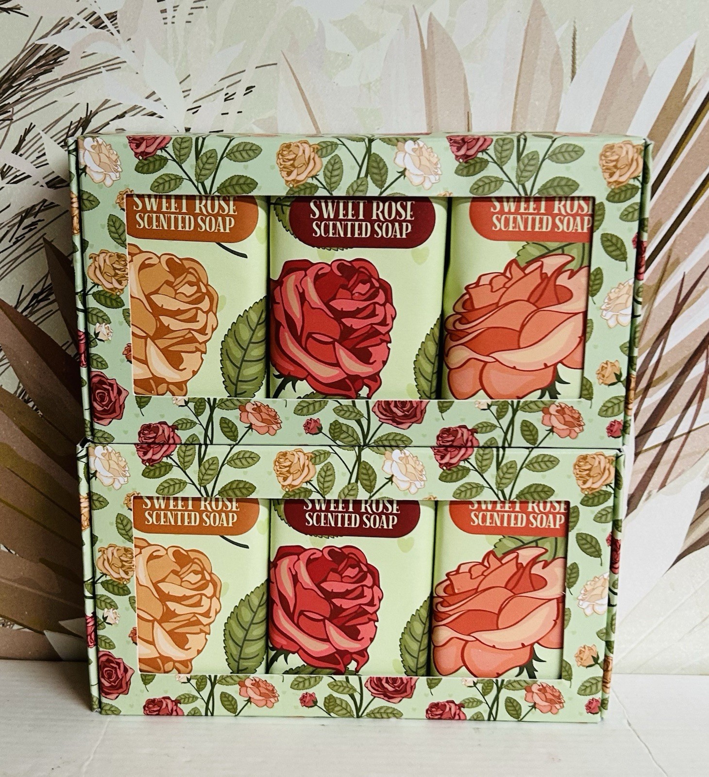 2-Pack Vila Cardillium ~ Sweet Rose Scented Bar Soap 6 Bars 5.3 oz Each