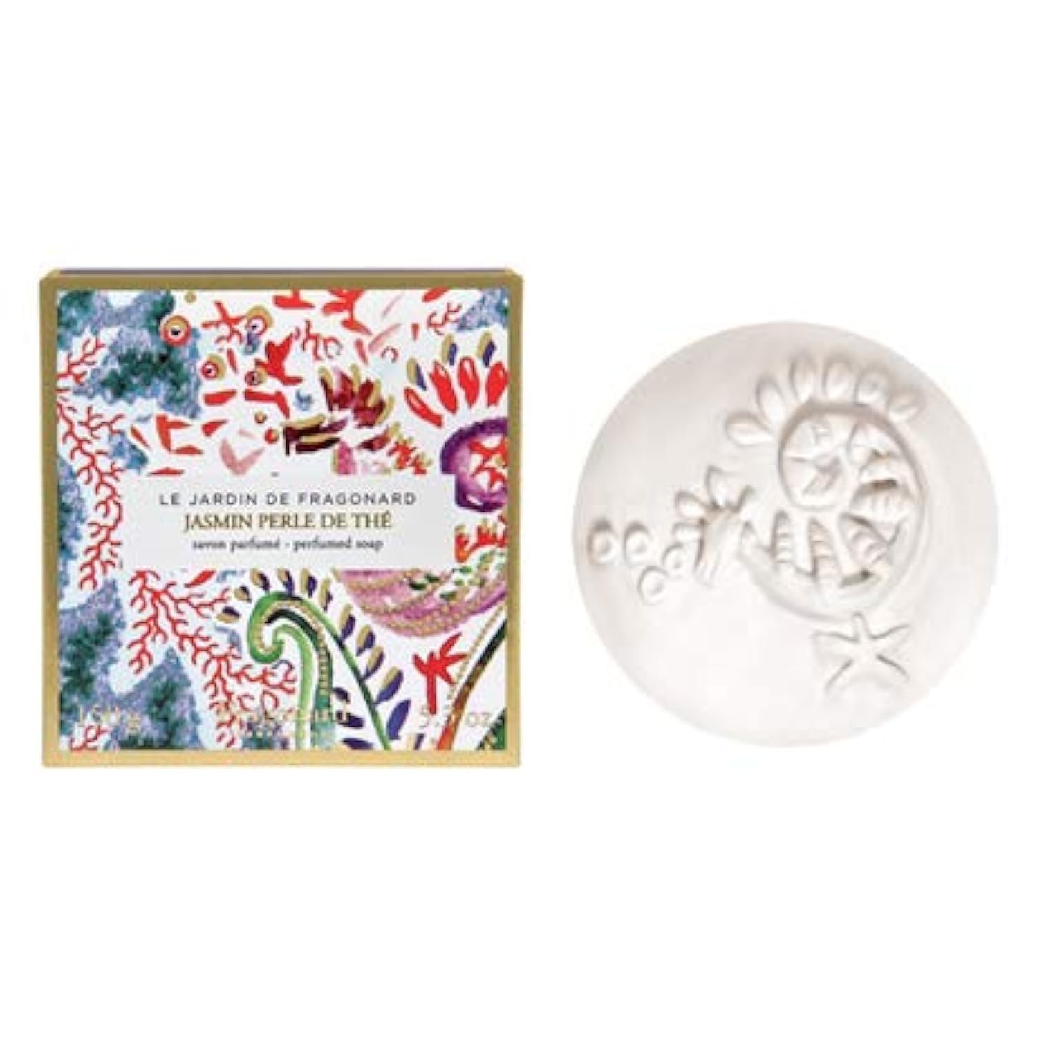 Fragonard Jasmin Perle de The | Jasmine Green Tea | 150g Perfumed Soap