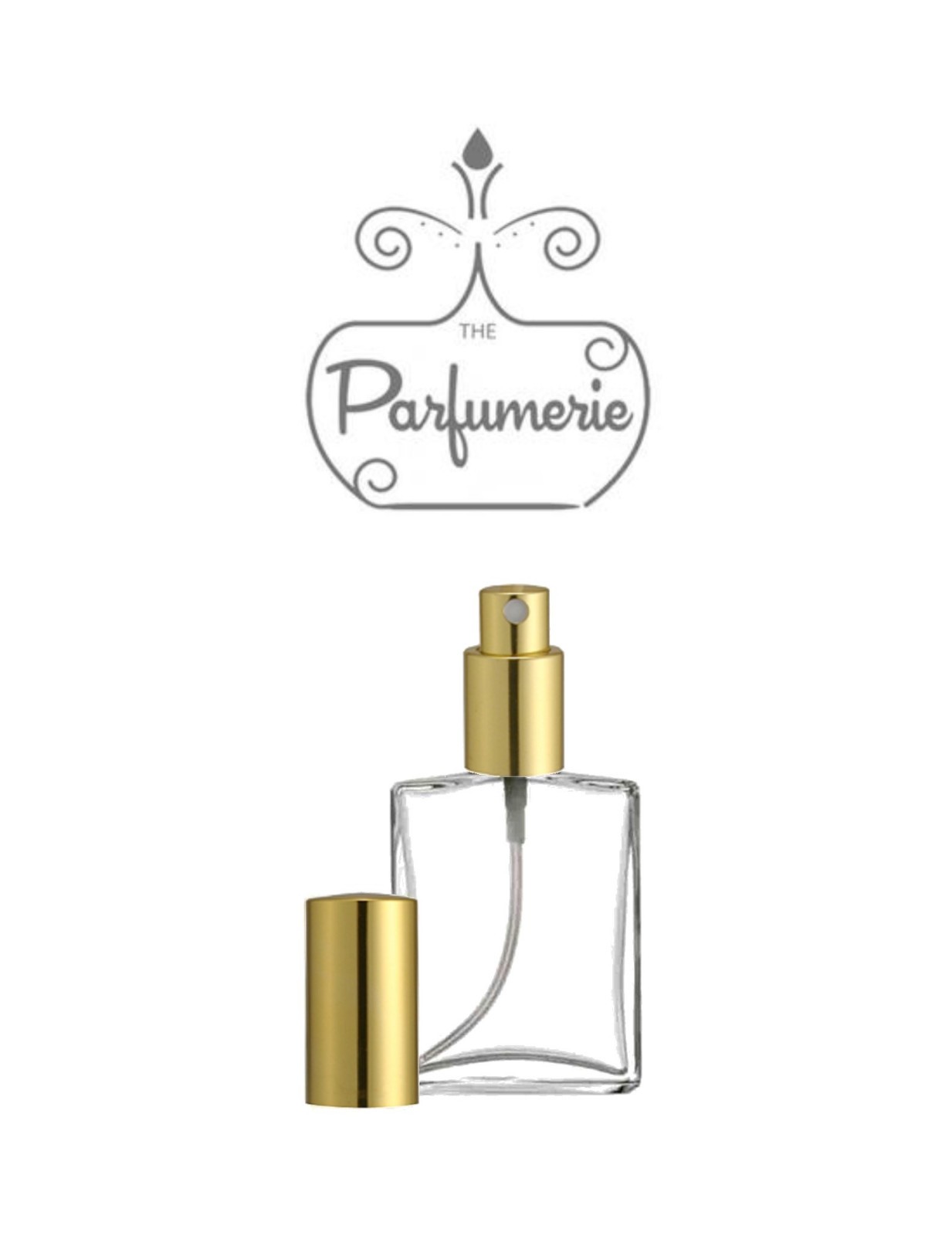 Glass Spray/Atomizer Refillable Perfume Bottle 1 or 2 oz. Empty Flat 30 or 60 ml