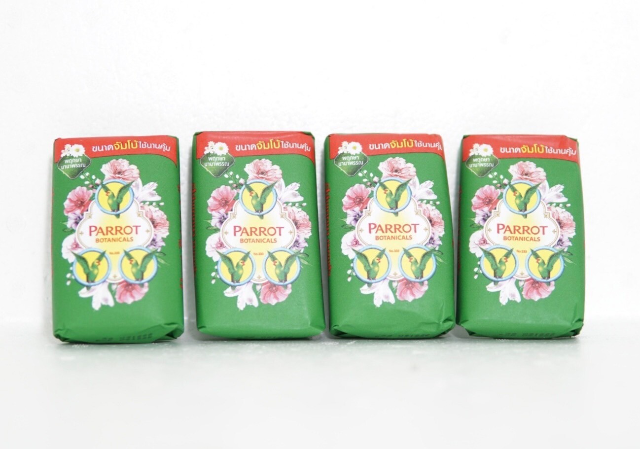 Parrot Botanical Soap, THAI ORIGINAL SOAP, The scent of various perfumed flora.