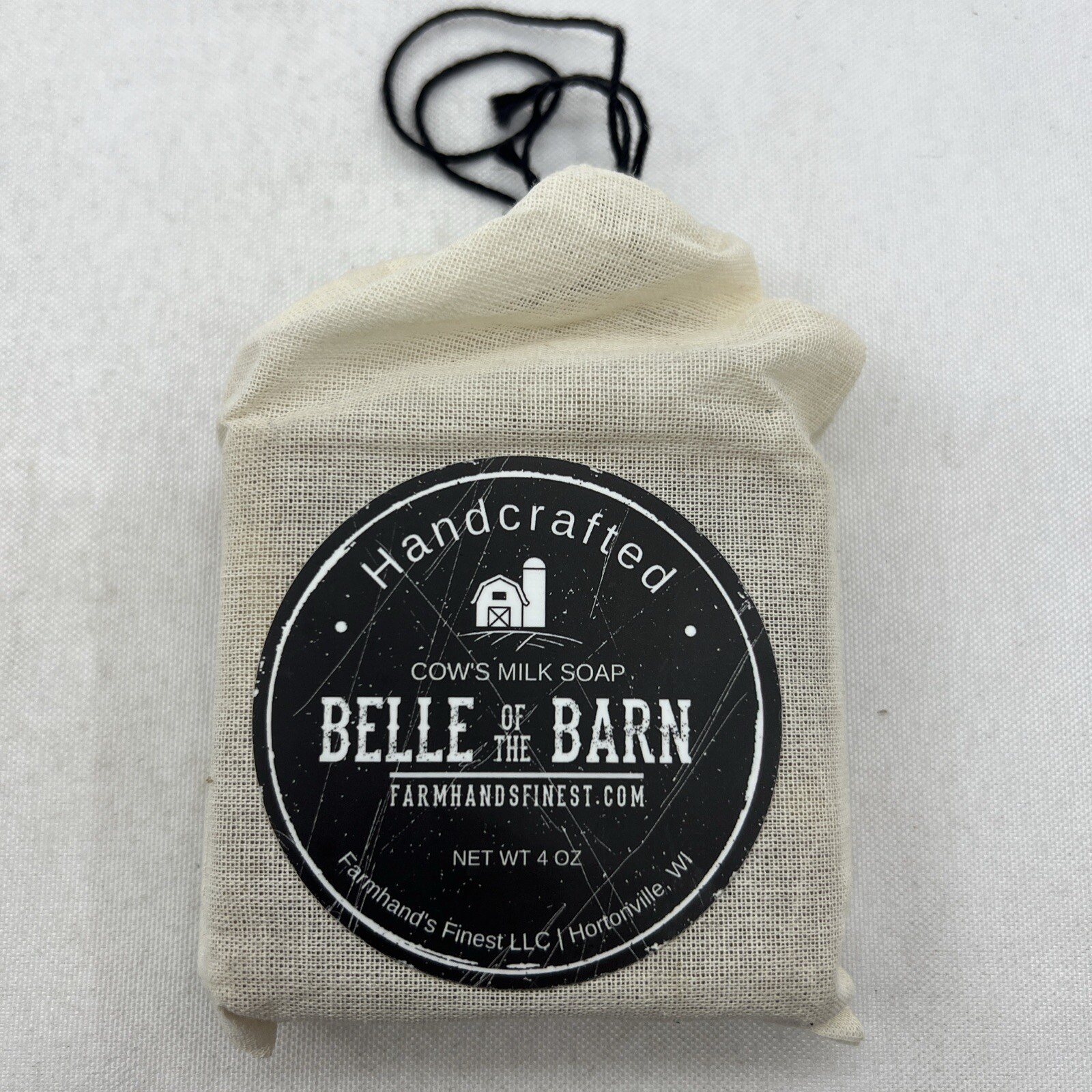 Farmhands Finest – Belle of the Barn Cow’s Milk Hand Soap – 4 oz Bar