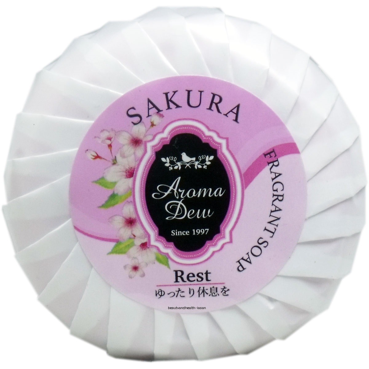 JAPAN CLOVER SOAP AROMA DEW SAKURA CHERRY BLOSSOM(100g)SKIN BEAUTY CARE
