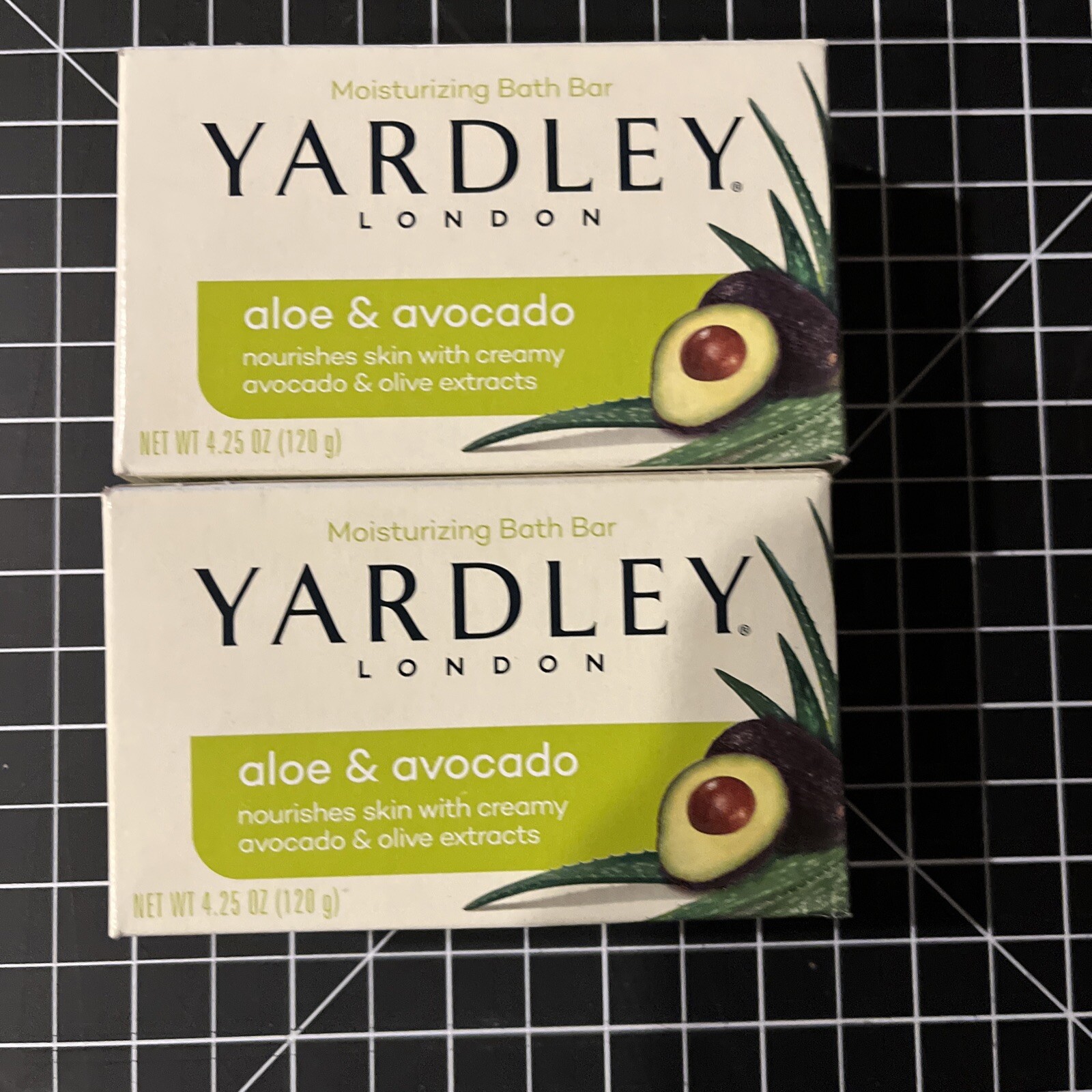 Yardley Soap Aloe & Avocado 4.25oz ( 2 Bars )