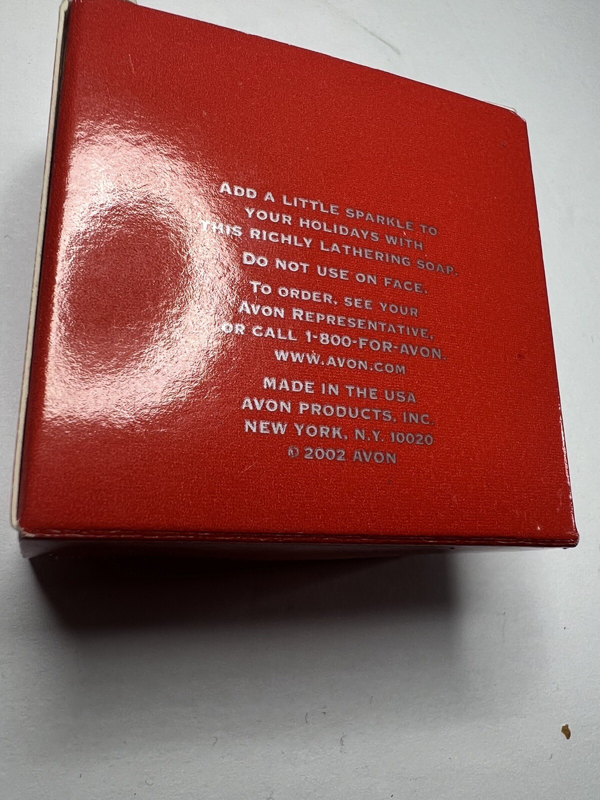 Lot 3 AVON Holiday Sparkle Soap Bars 2 Star & 1 Poinsettia