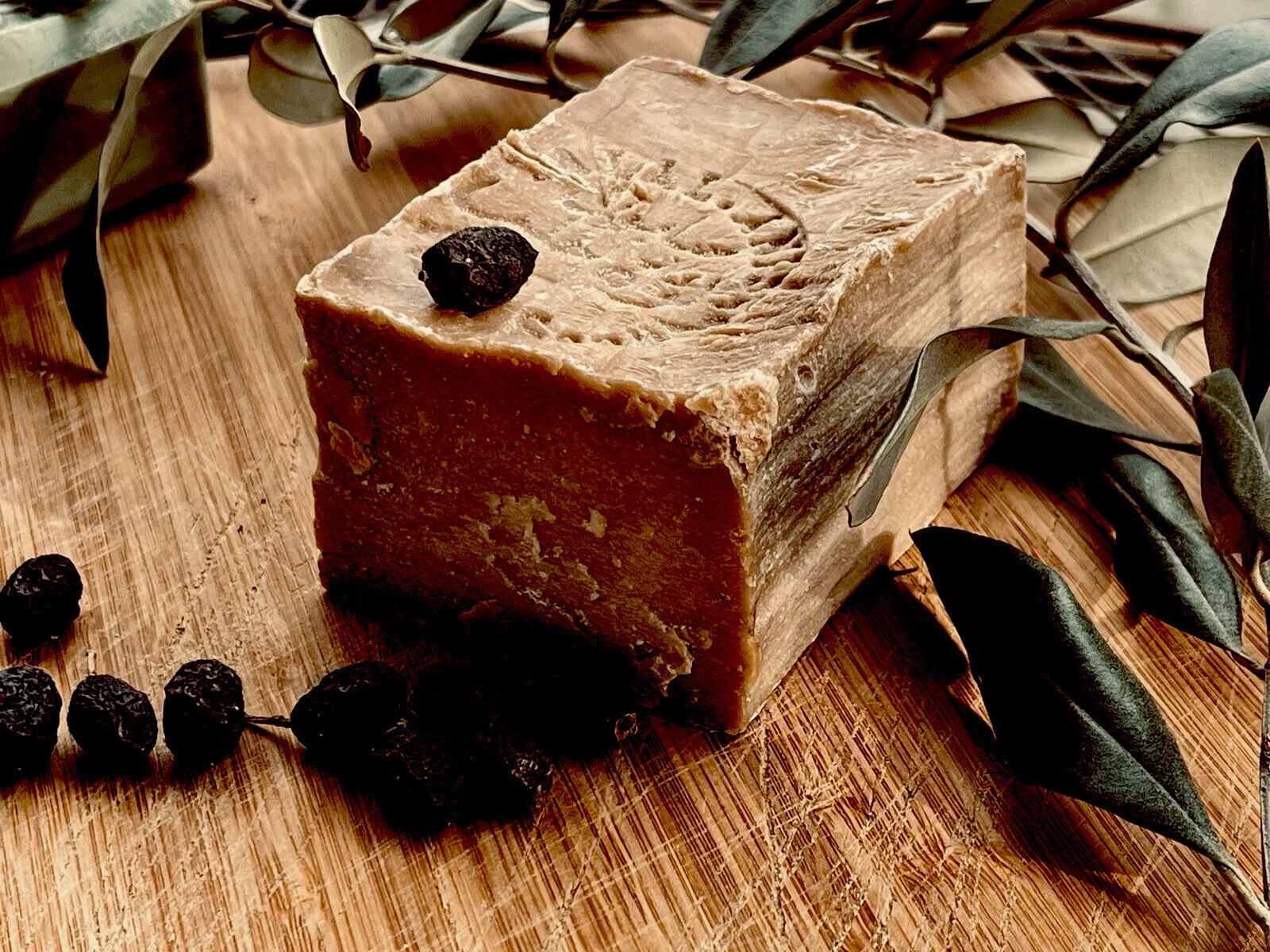 4/PK ALL-NATURAL OLIVE-LAUREL OIL SOAP FOR PSORIASIS ECZEMA ACNE SENSITIVE SKIN.