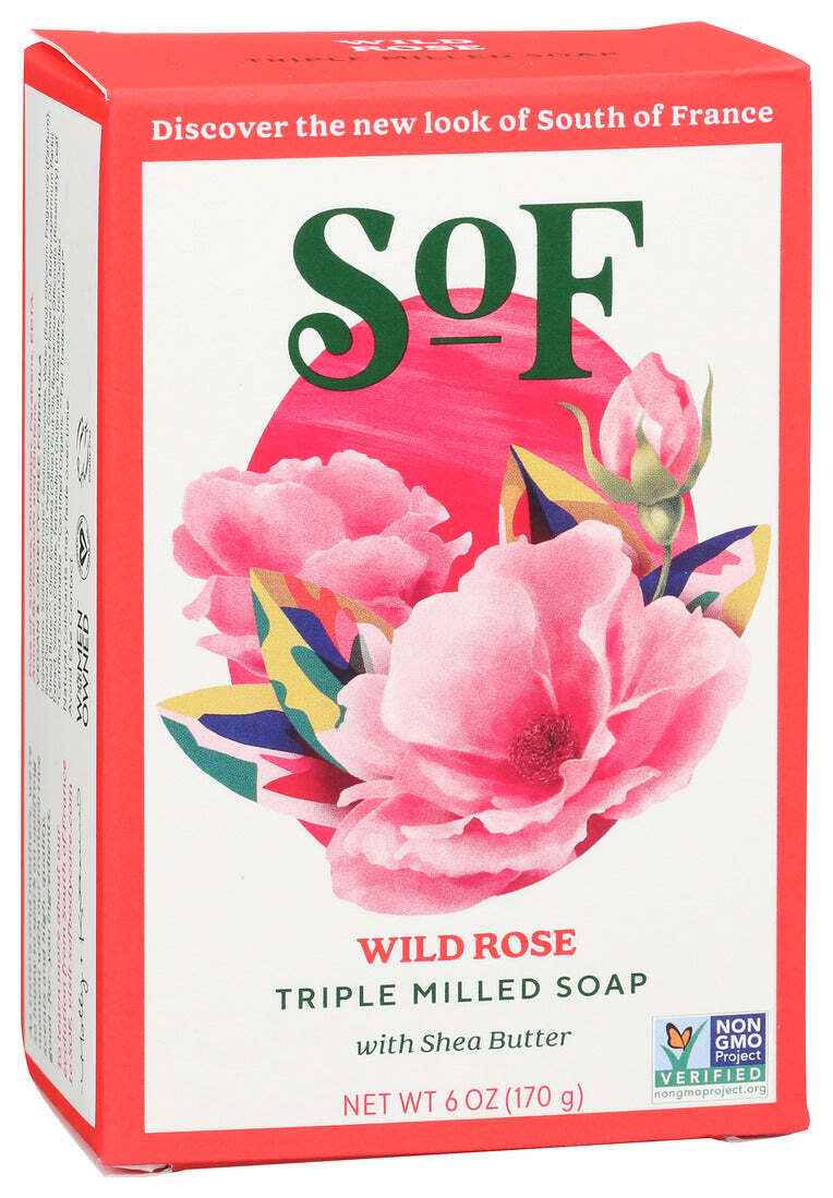 South Of France Bar Soap Climbing Wild Rose 1 Each 6 Oz