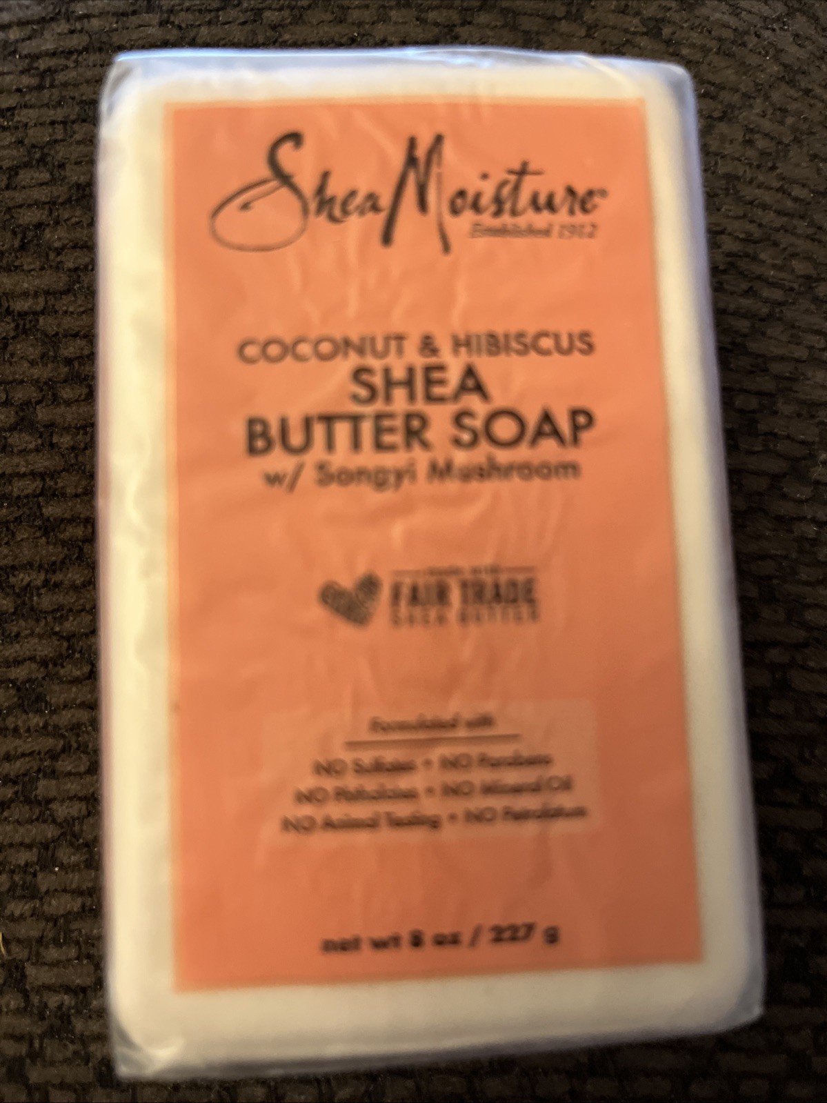 Shea Moisture ~ Shea Butter Soap, Coconut & Hibiscus, 8 oz (227 g)