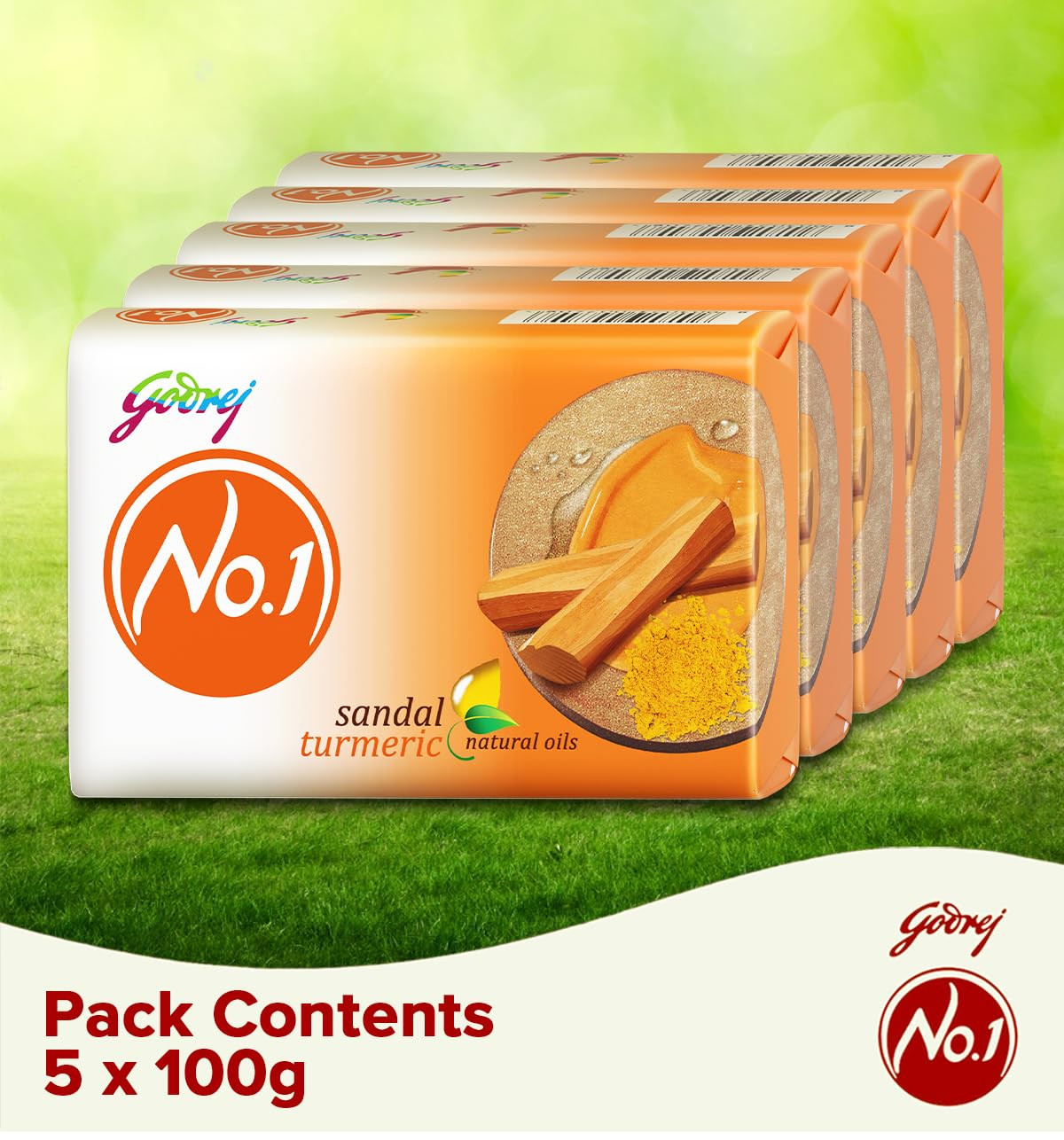 , Sandal No. 1 Soap, 125 Gram