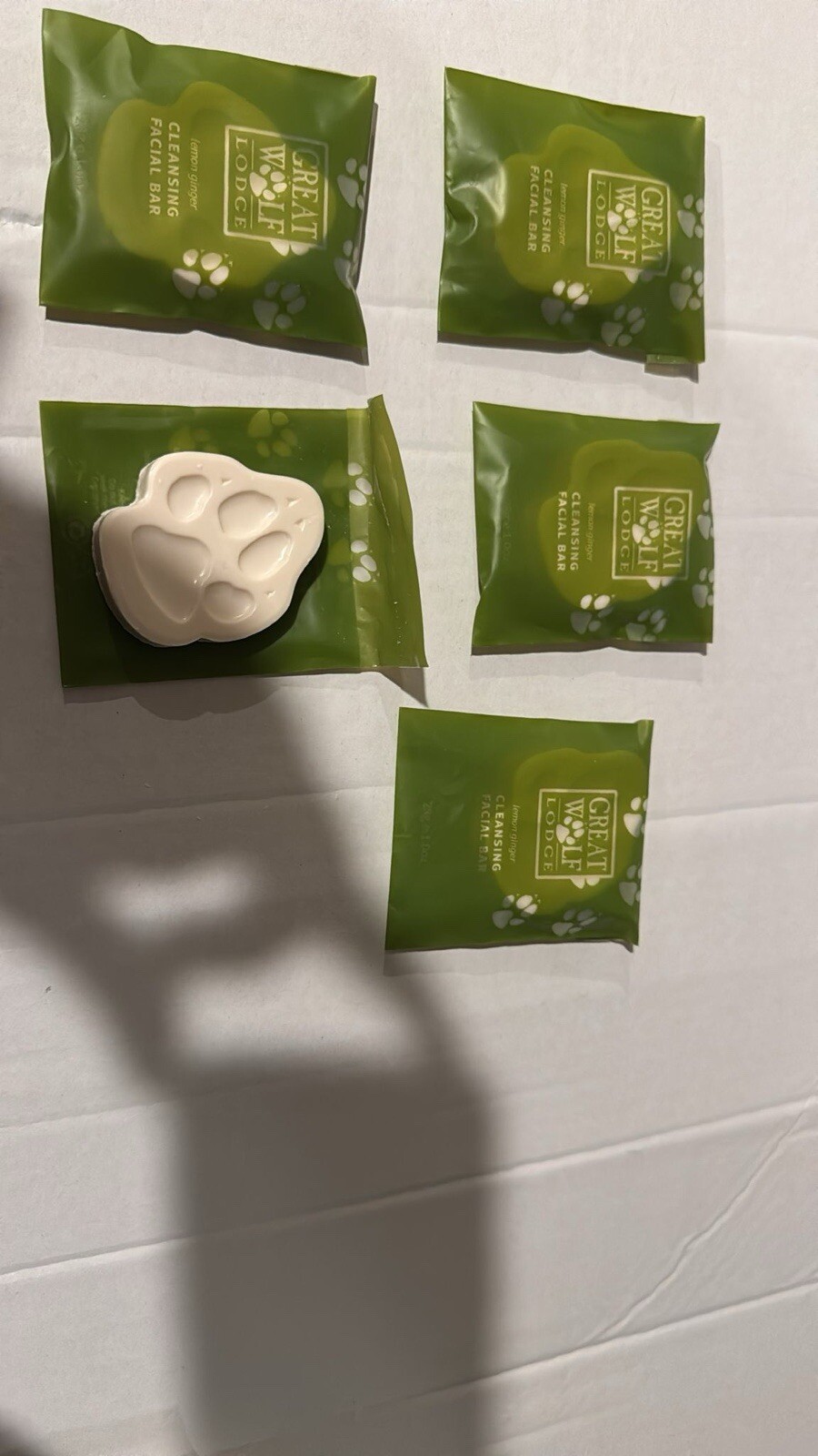 New Wolf Facial Soap Lot Of 5