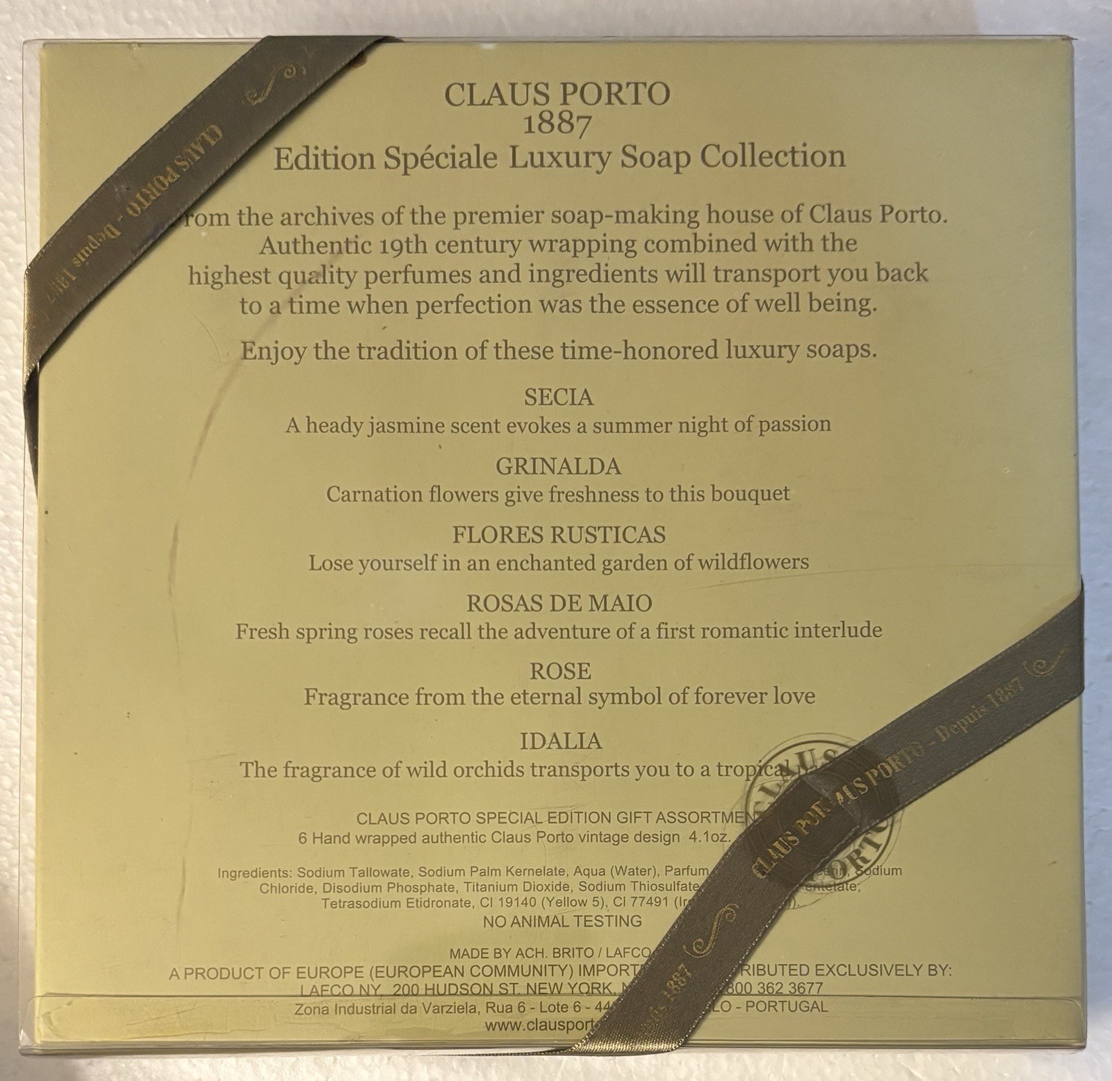 CLAUS PORTO 1887 Edition Speciale Luxury Soap Collection (Set of 6) Hard-to-Find