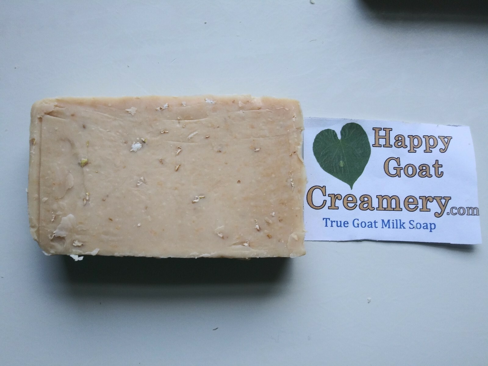 10 BARS OATMEAL & HONEY RAW GOAT MILK SOAP HAPPY GOAT CREAMERY CHEAP UNSCENTED