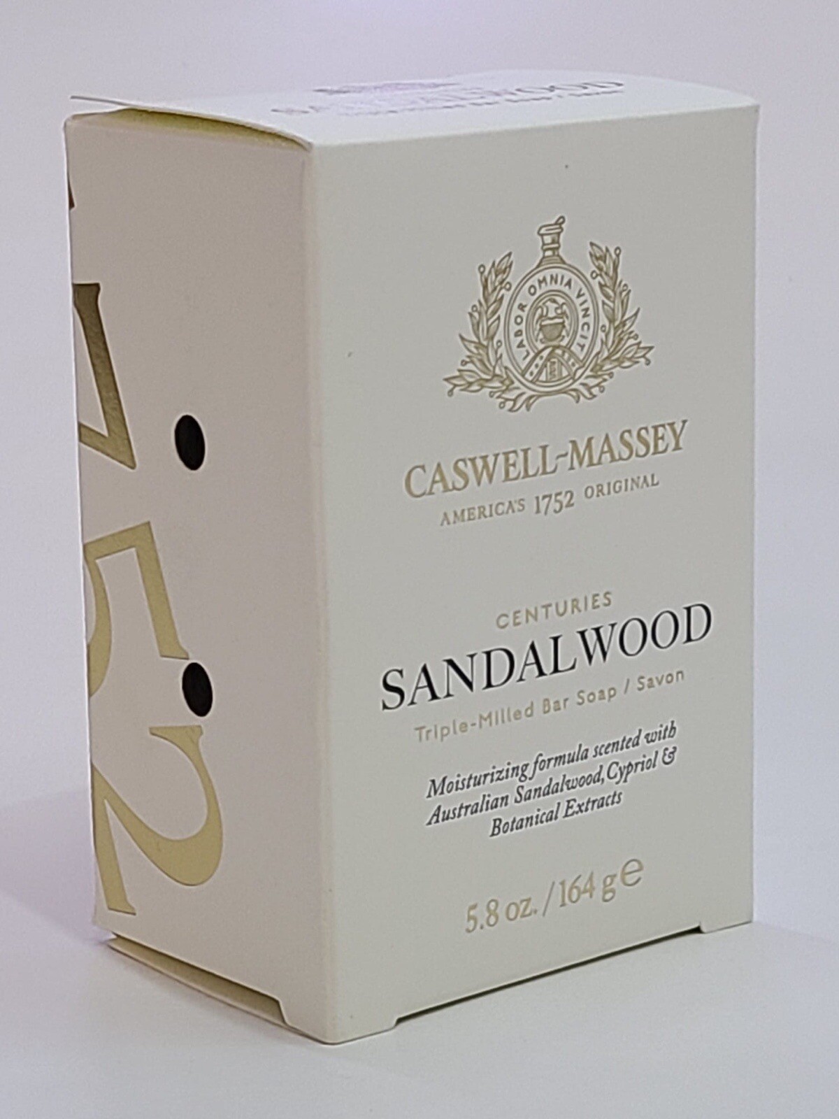 Caswell Massey Centuries Sandalwood Triple Milled Single Bar Soap