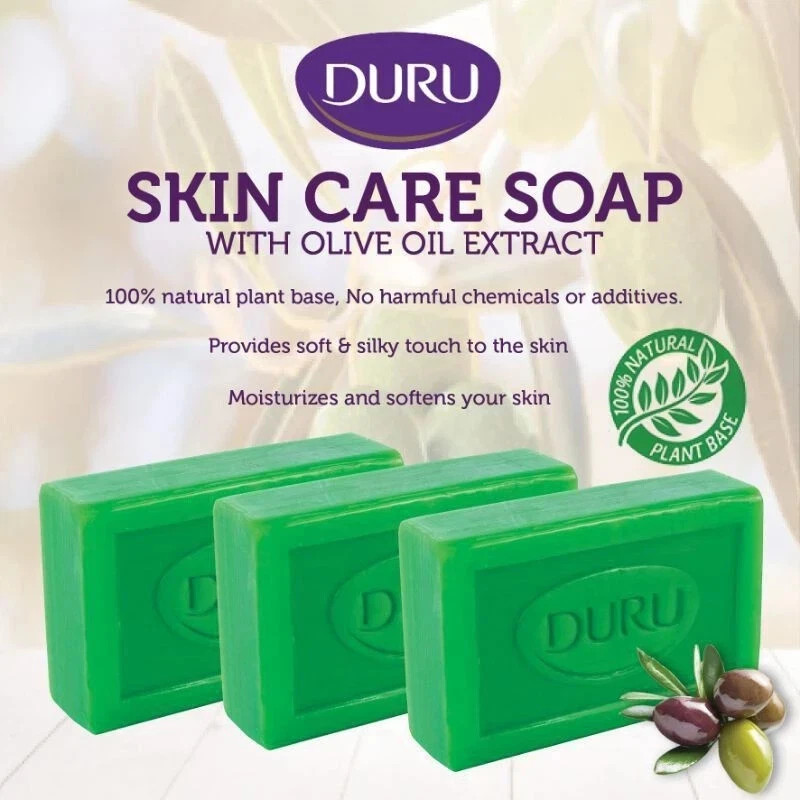 Pure Duru Olive Soap: Ultimate Moisture & Ultra Smooth Skin – 150g