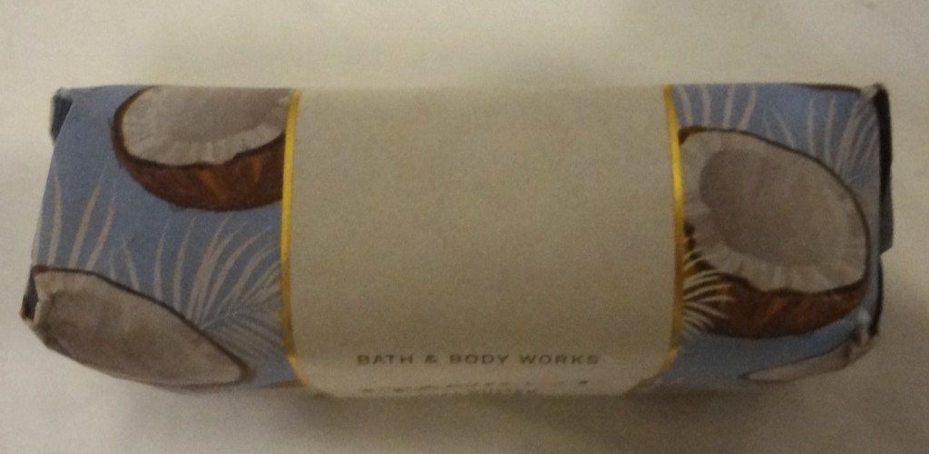 Bath & Body Works VANILLA COCONUT shea butter cleansing soap bar 5 oz NEW SEALED