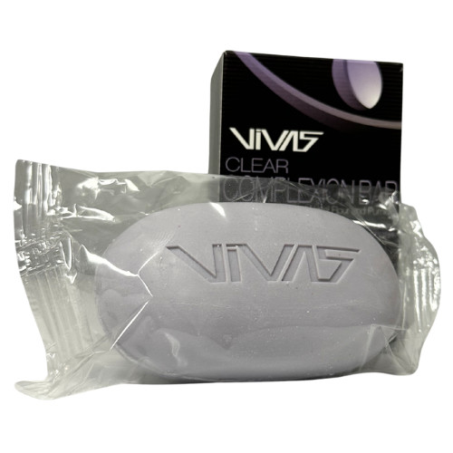 2-Pack Vivas Clear Complexion Bar Aloe Vera Oat Kernel Flour, 4.25 oz
