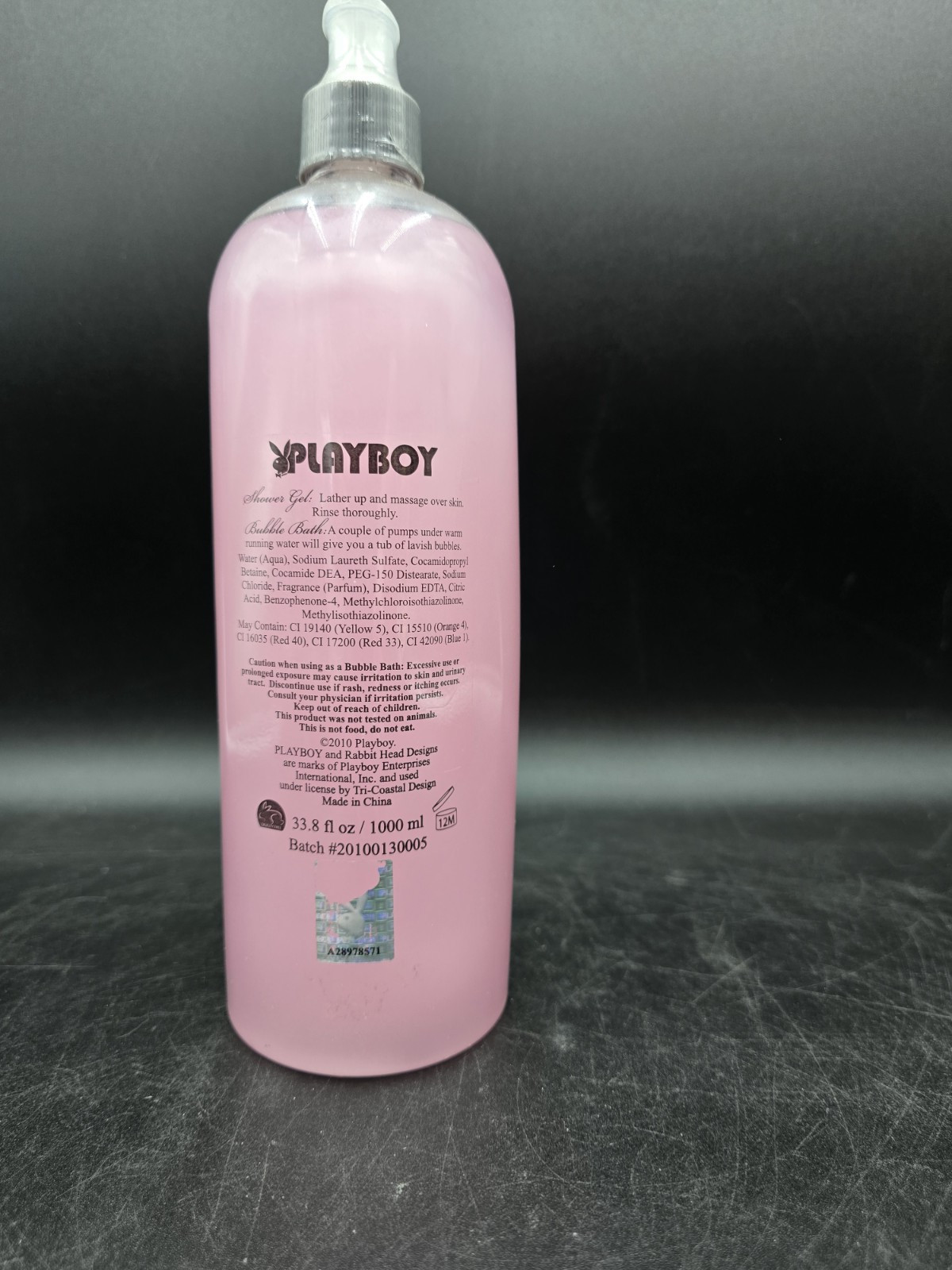 Vtg Playboy Bubble Bath Liquid Soap Shower Gel ~Unused~RARE PLAYBOY Bunny Soap