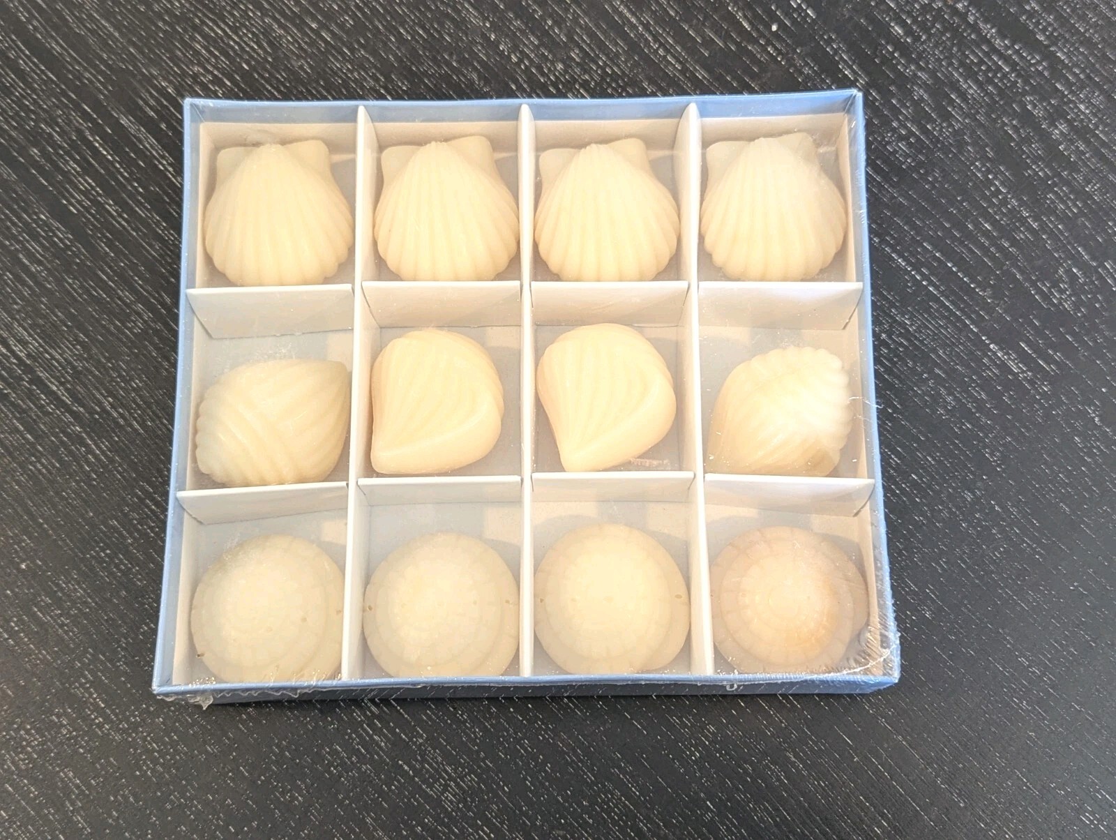 Saponificio Varesino Fine Natural Soap 12 Ivory Seashell Colored Italy 12x.9oz
