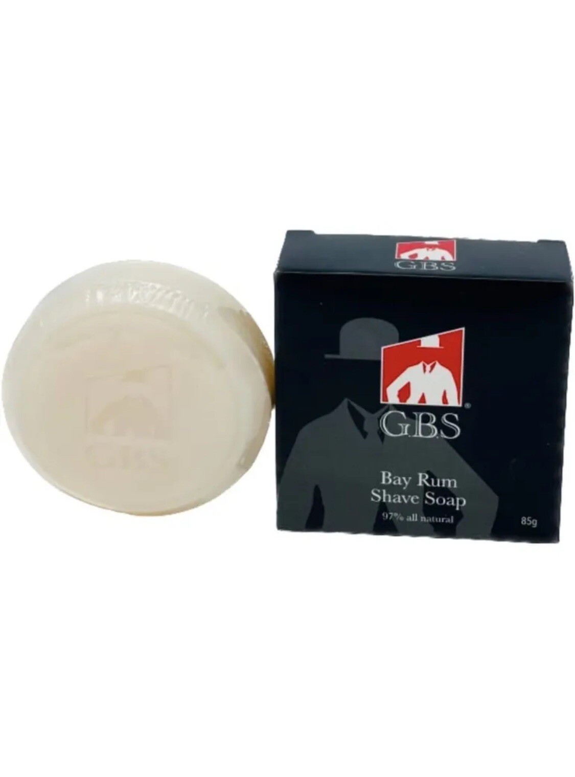 Men Bay Rum Shave Soap – Handmade, Scented Puck 80gm