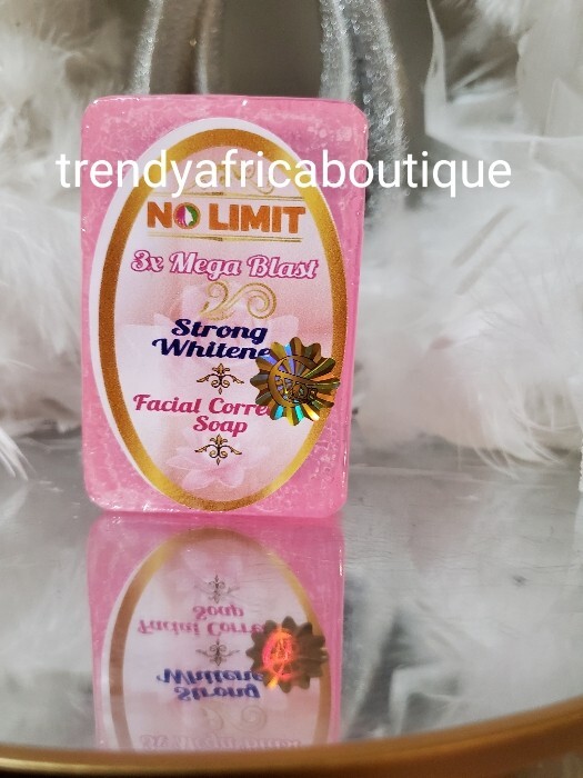 No limit 3x mega blast transparent facial soap.135g x 1. 100% AUTHENTIC