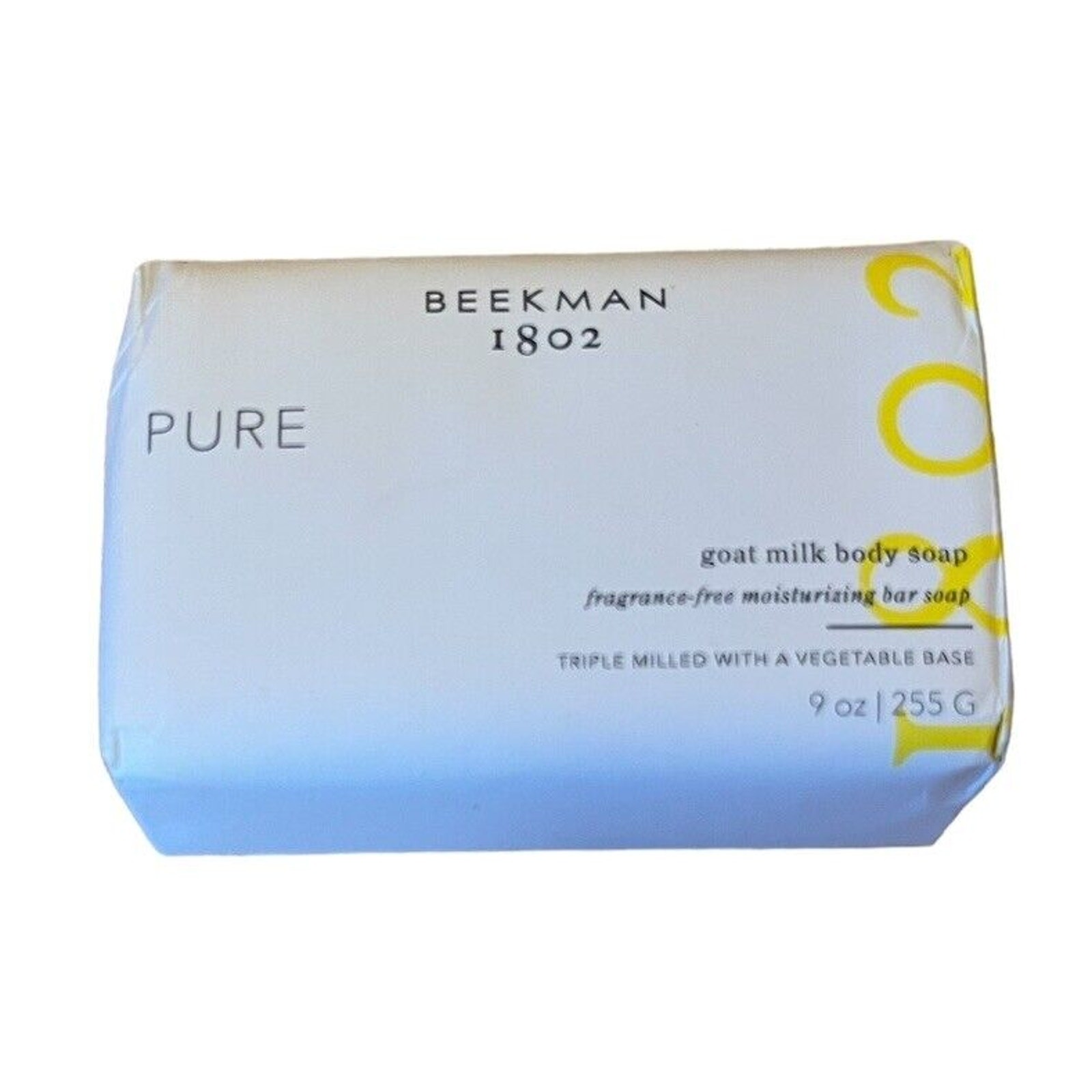 Beekman 1802 Pure Goat Milk Body Soap Bar 9oz/255g Full Size NEW SEALED No Box