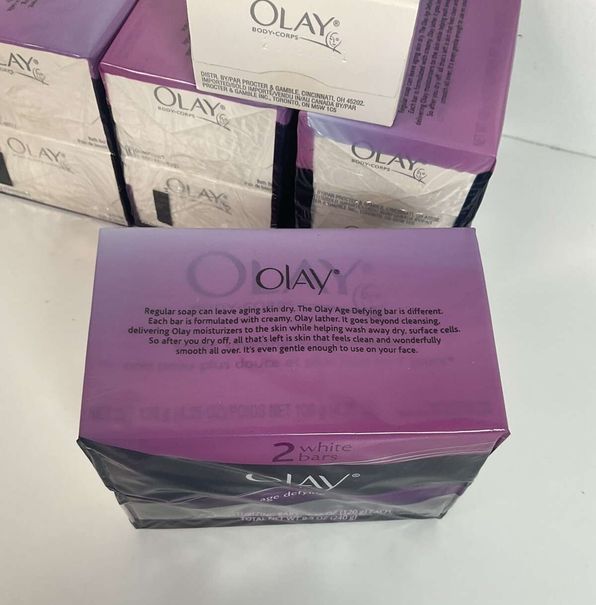 (9) Bars of Olay Age Defying Soap Bars Original Formula 4.25 oz.
