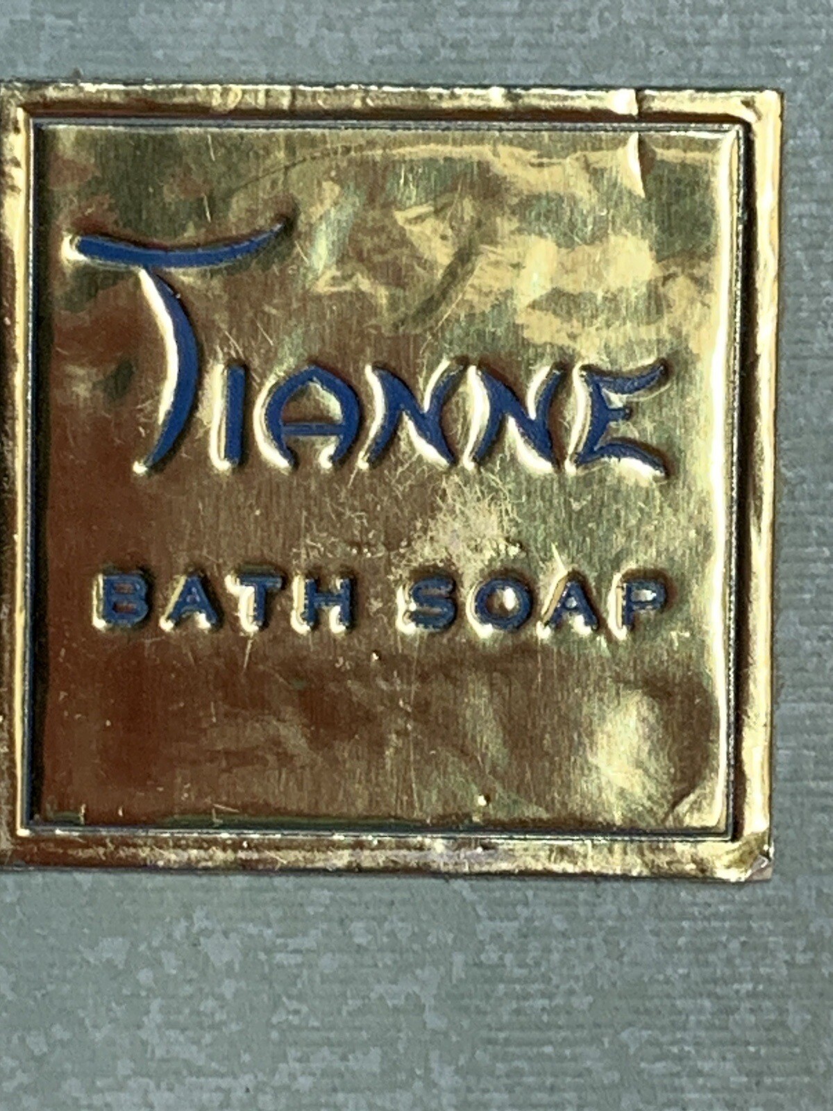 Vintage NOS Nettie Rosenstein Tianne Bath Soap 7.5 Oz SEALED With Box
