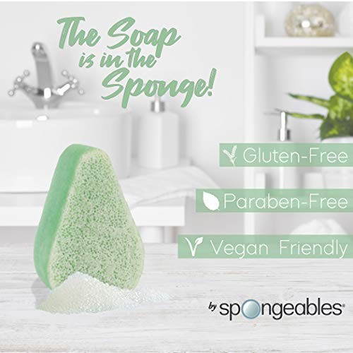 Spongeables Anti Cellulite Body Wash in a 20+ 1 Count (Pack of 1), Aloe