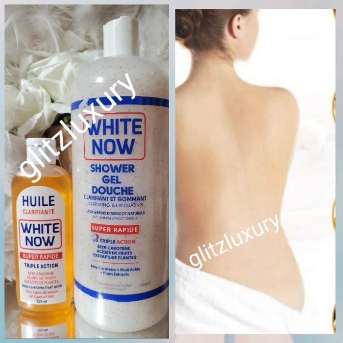 2pcs. LANA White Now exfoliating shower gel & OIL. Super Rapid👌 3triple action