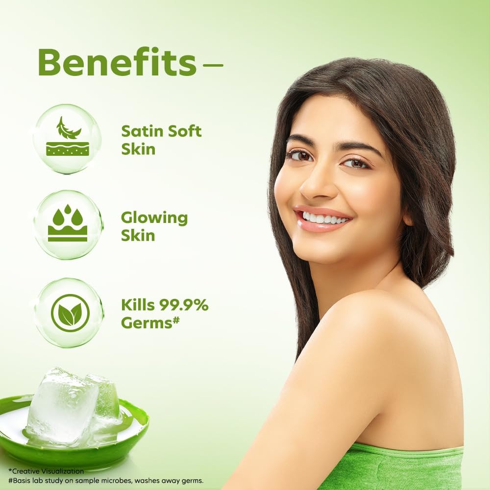Vivel Aloe Vera Grade 1 + Vitamin E Bathing Soap 150 g × 4 – Soft, Glowing Skin
