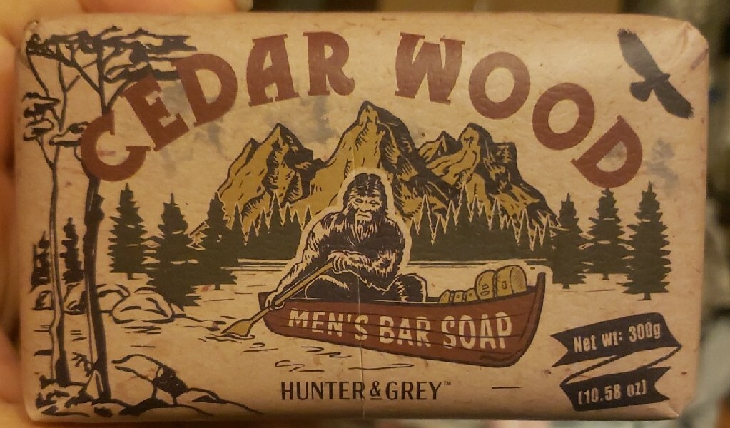 Hunter and Grey Men’s Bar Soap CEDARWOOD Scent 10.58 oz.