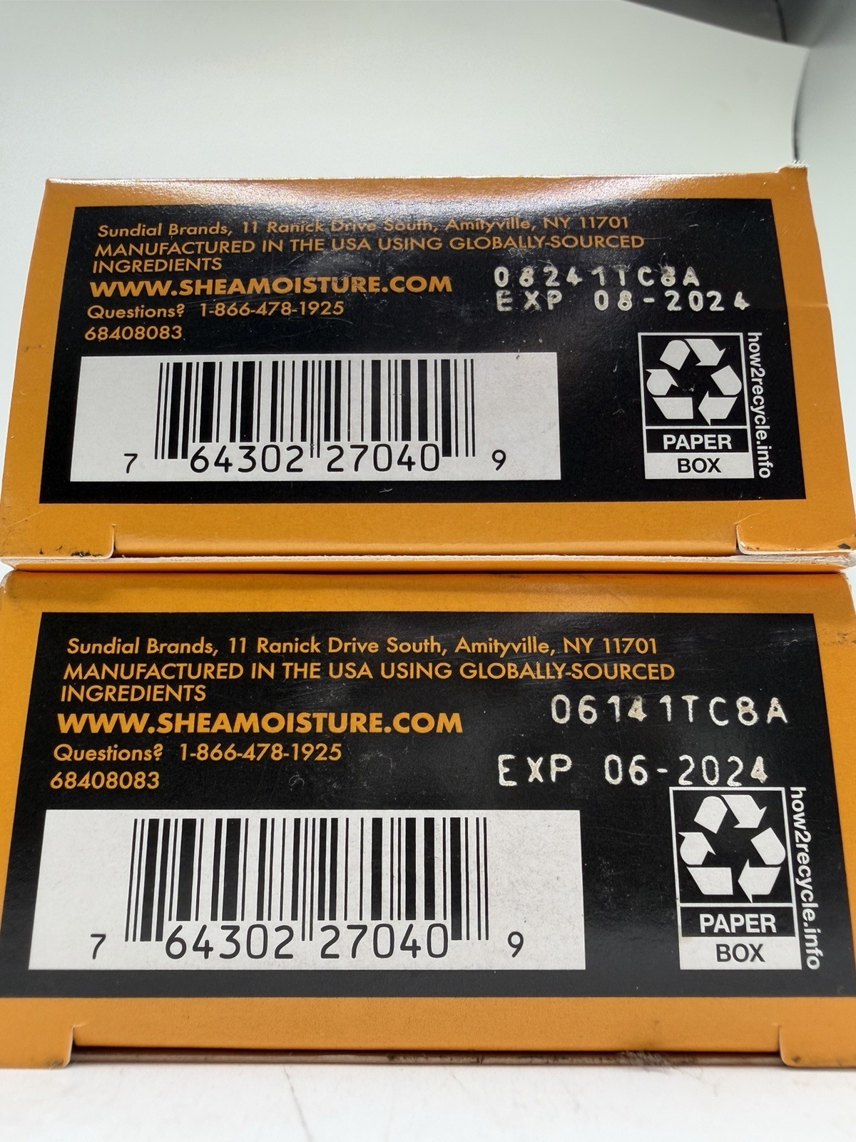 Shea Moisture African Black Soap Eczema Therapy 2 Bar Soap 5 OZ each READ