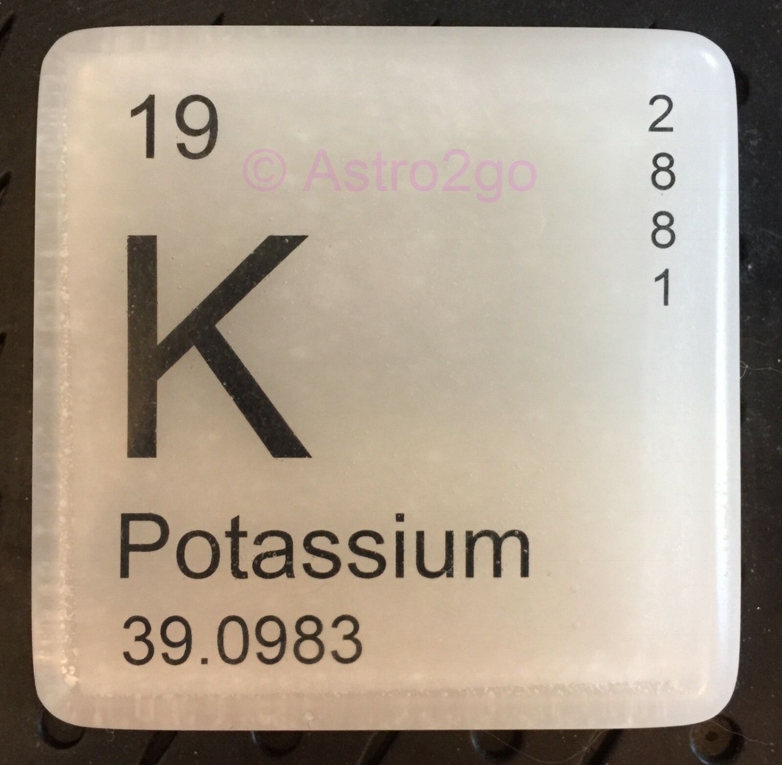PERIODIC TABLE ELEMENT “K” POTASSIUM NOVELTY HAND BATH SOAP-4 oz JUST BUBBLY NEW