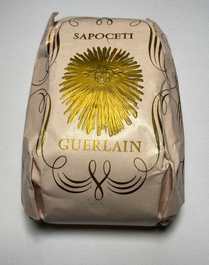 Guerlain Geranium Soap Sapoceti Bar Perfumed Vtg 1965