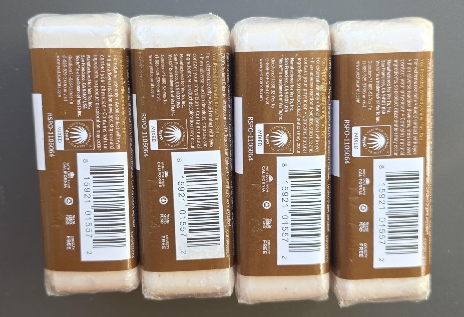 4 Yes To Coconut Hydrate & Restore Coconut Milk Bar Soap 7oz Discontinued Rare