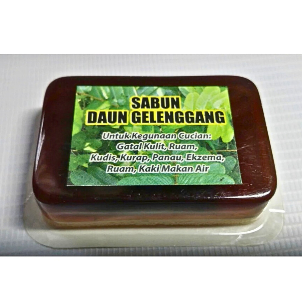 Natural Senna Alata Herbal Soap 3 Bars Handmade Malaysia Glycerin 165g