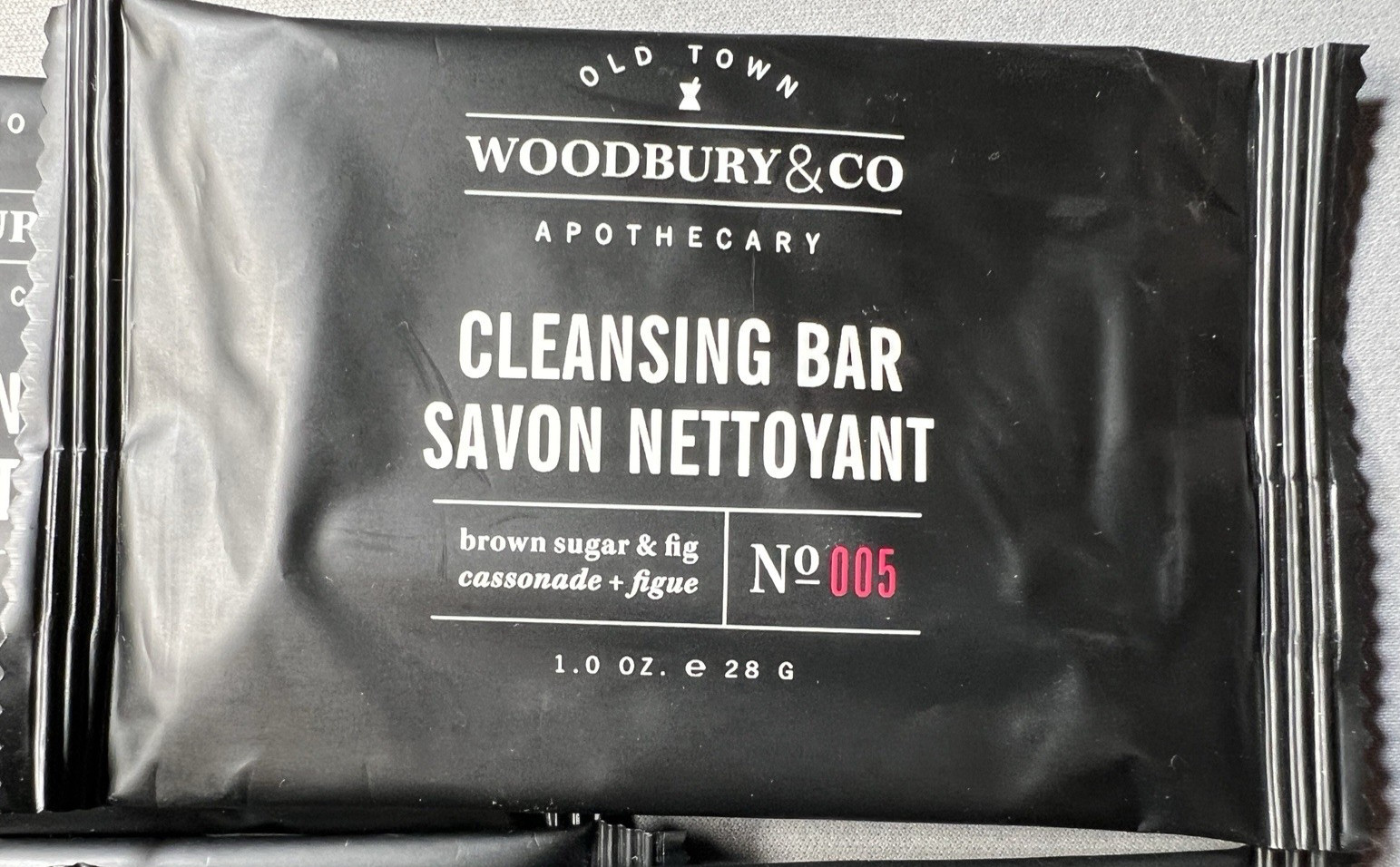 20 Pack Woodbury & Co. Cleansing Bar SOAP Brown Sugar & Fig Travel Size Wyndham
