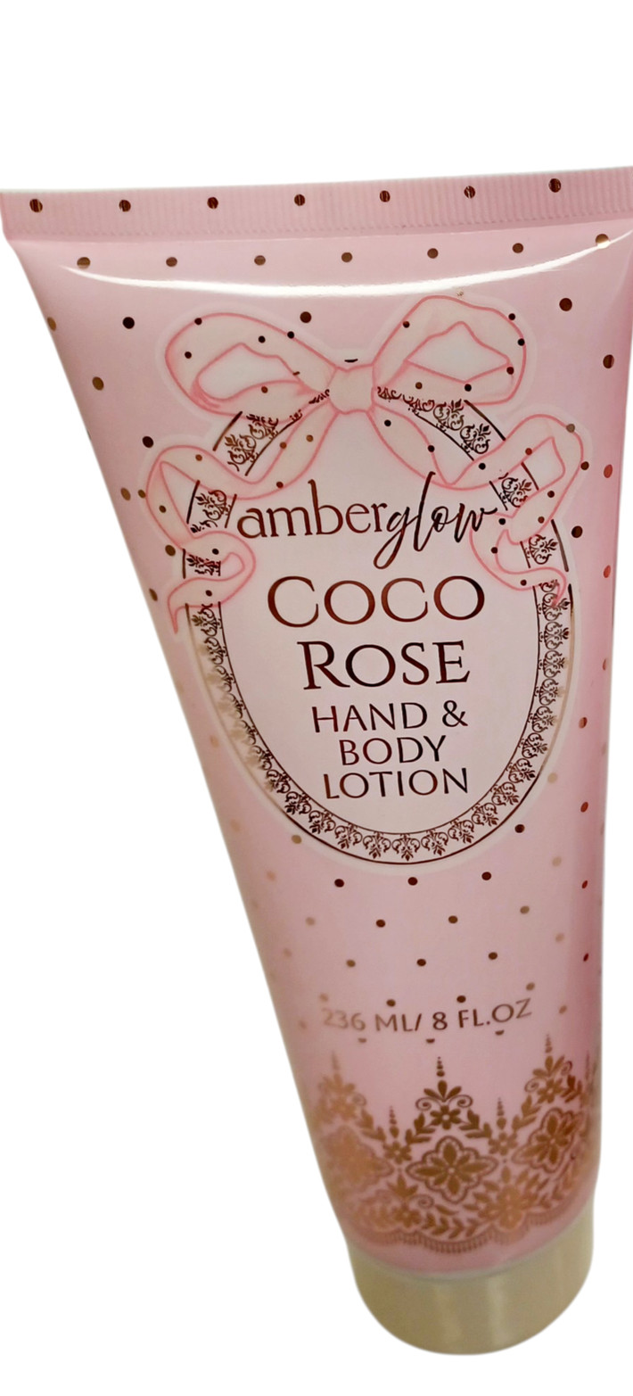 Amberglow Coco Rose Hand & Body Lotion 8 fl oz (236 mL) – Moisturizing