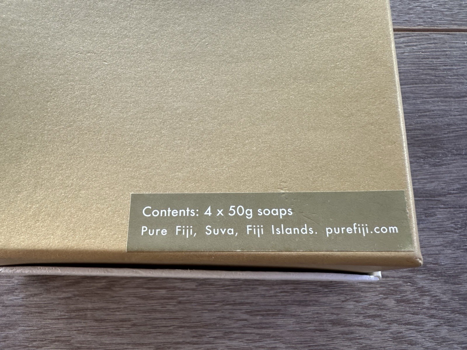 Pure Fiji Handmade Coconut Bar Soap 3.5 oz. Boxed Gift Set Of 4 New