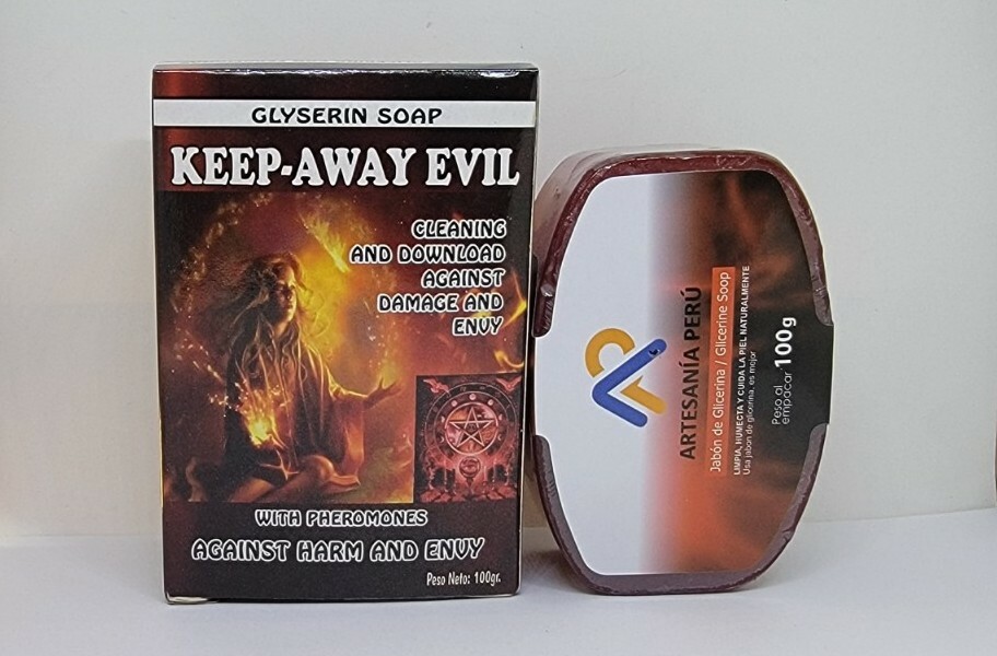 ROMPE BRUJERIA JABON DE GLICERINA 100 GR PARA PROTECCION Y QUITAR LA MALA SUERTE