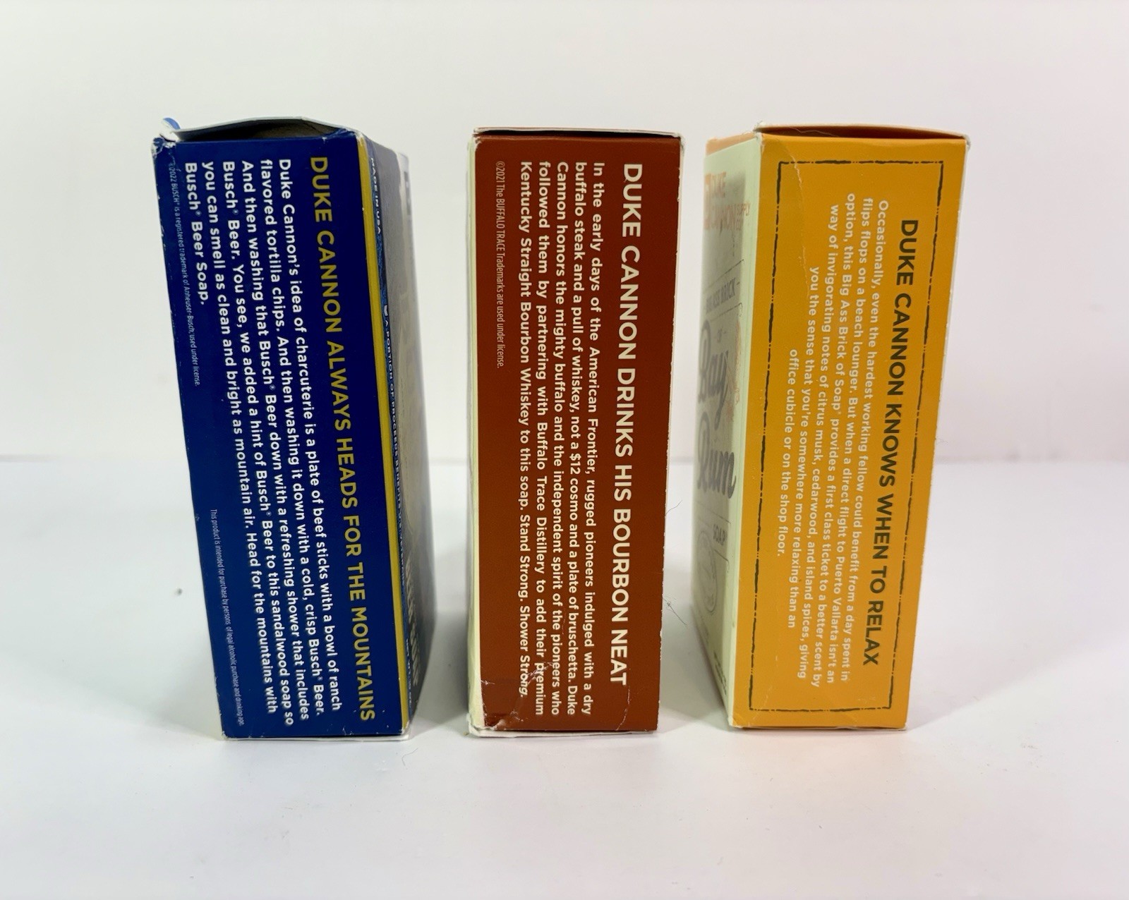 Duke Cannon Big A** Brick Bay Rum/Busch Beer/Buffalo Trace 10oz Mountain Sz Soap