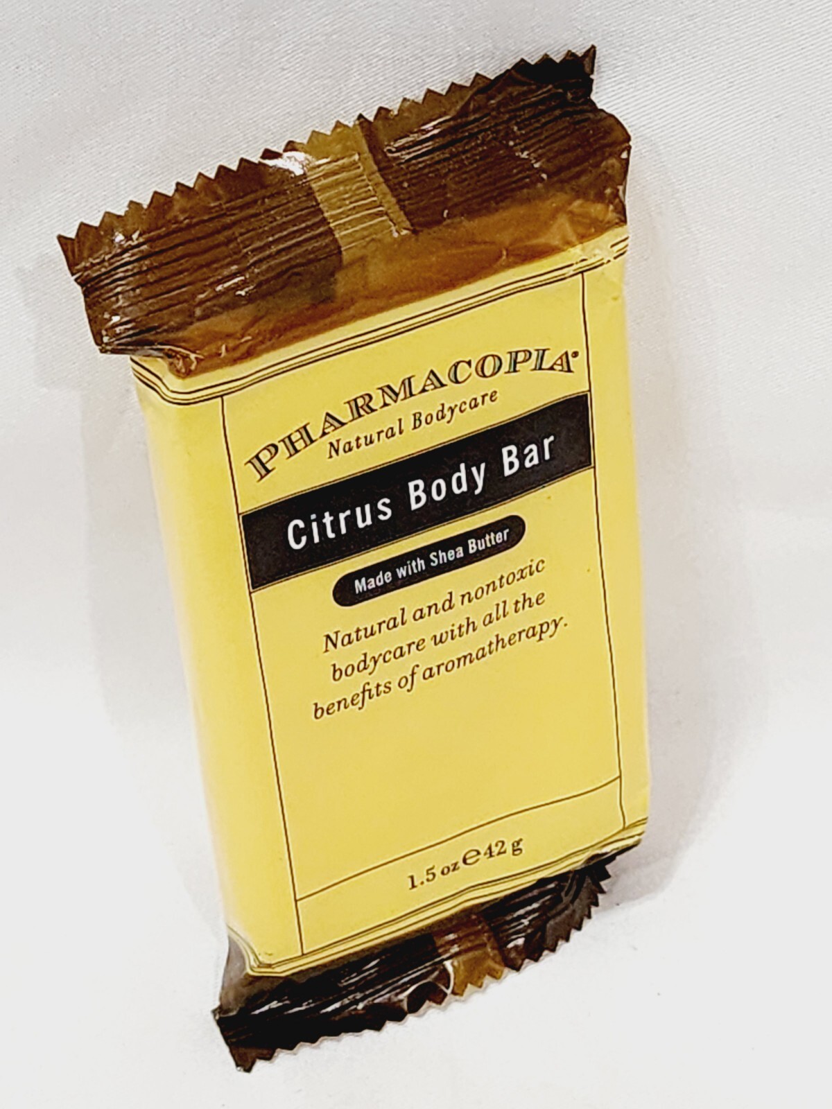 Pharmacopia CITRUS BODY BAR Soap Shea Butter Natural Aromatherapy 1.5 oz/42g New