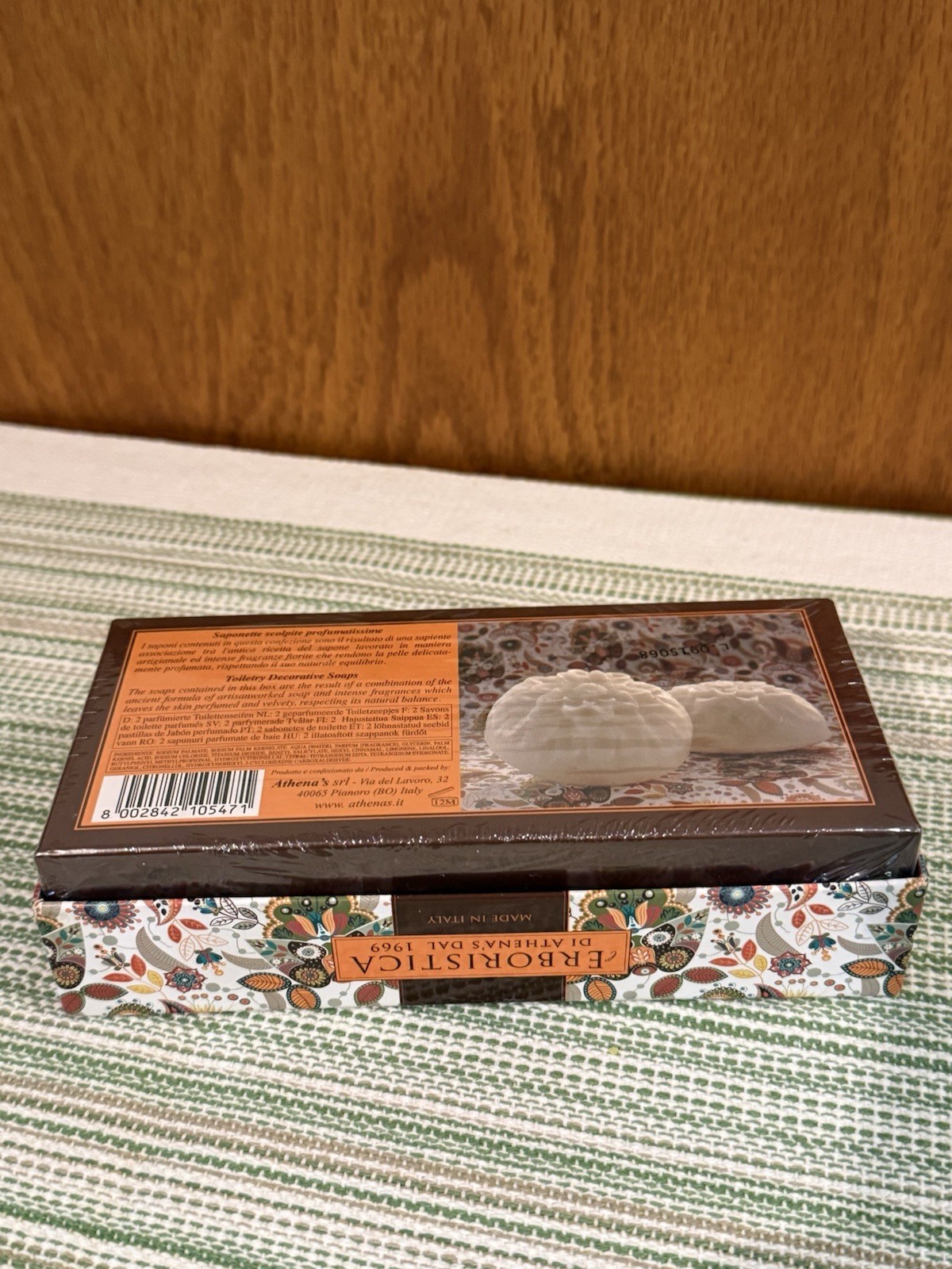 L’Erboristica Athena’s Patchouli & Neroli Vegetable Decorative Soap Set (2x100g)